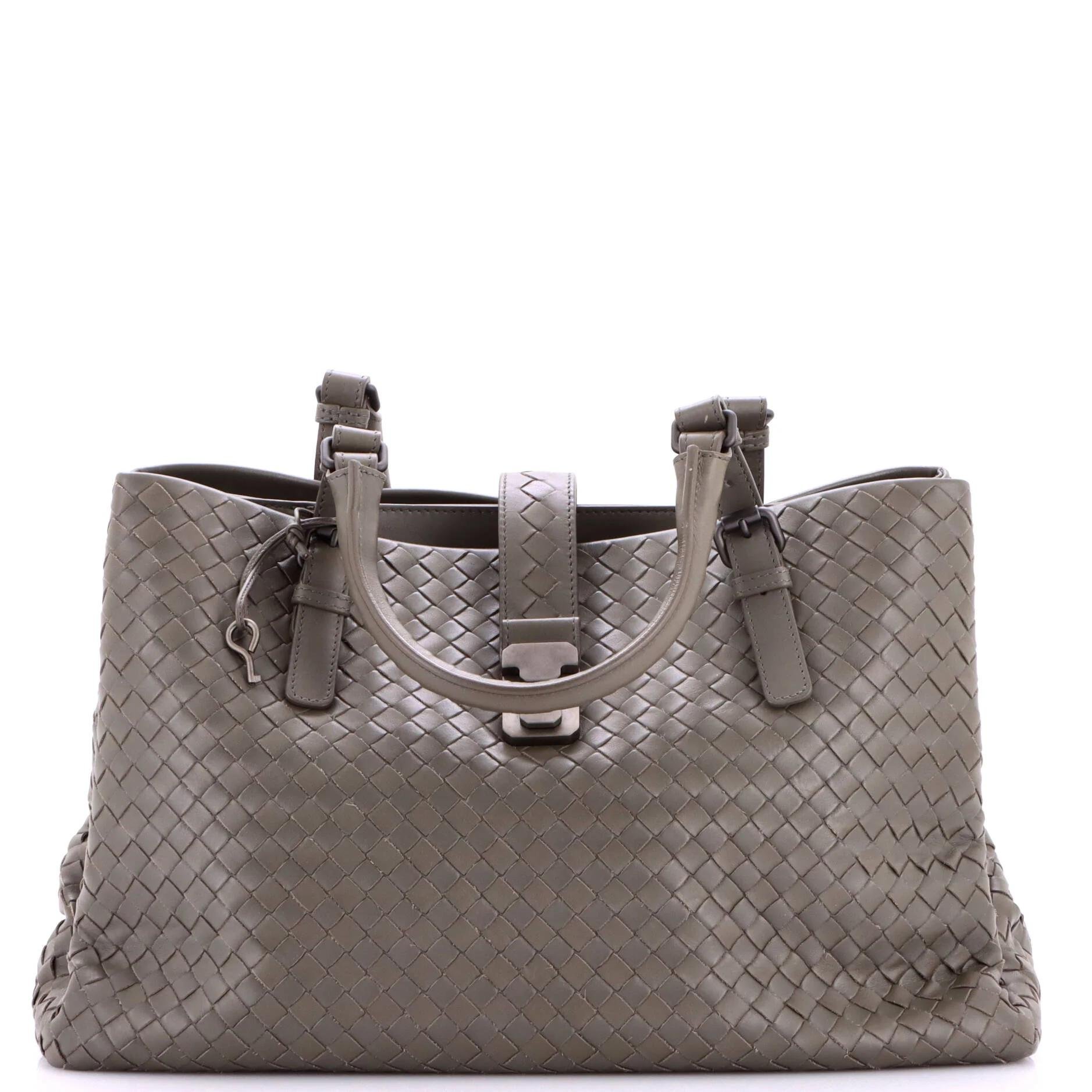 Leather tote