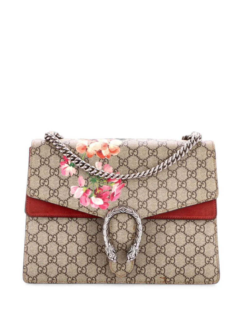 Dionysus Bag Blooms Print GG Coated Canvas Medium shoulder bag