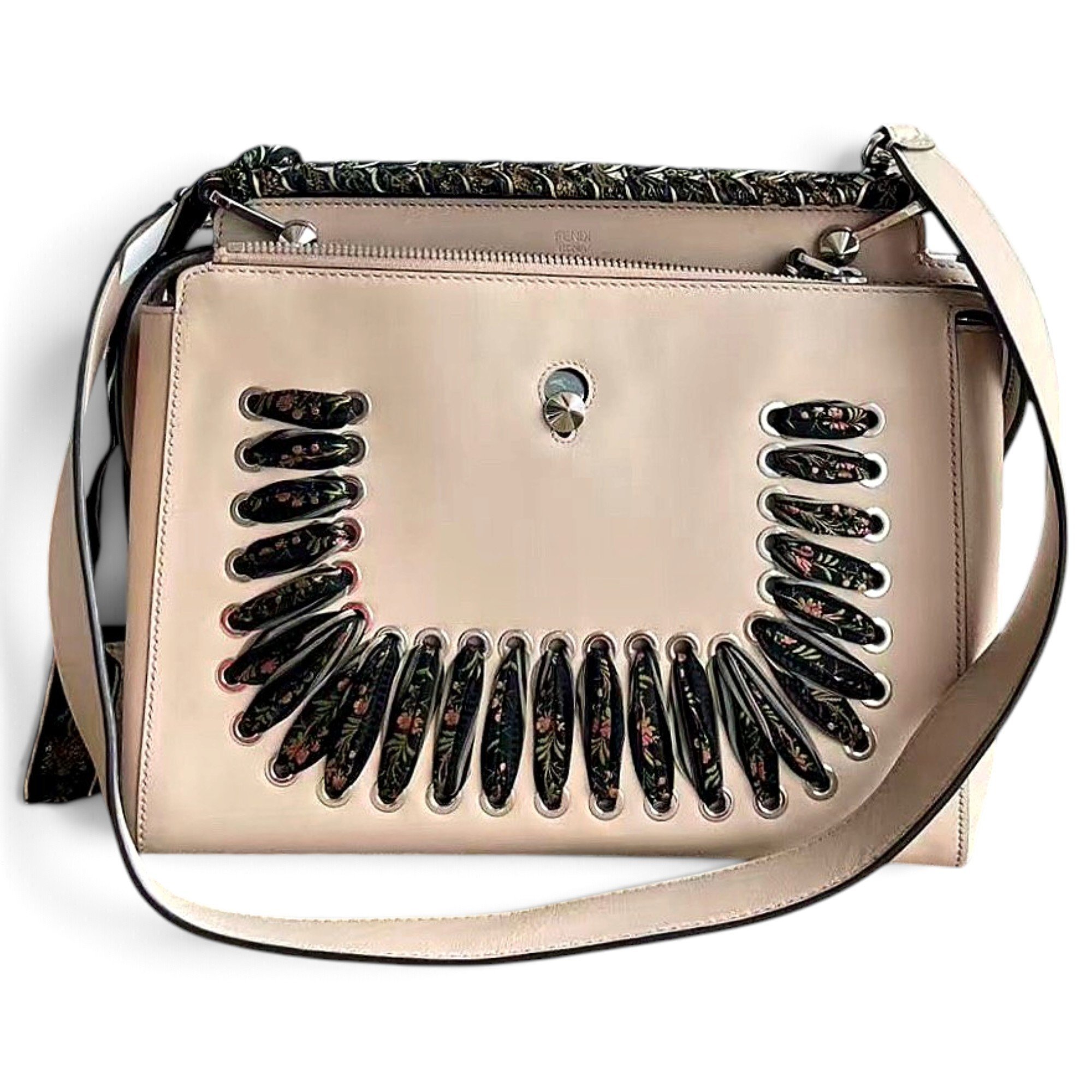 Dot Com leather handbag