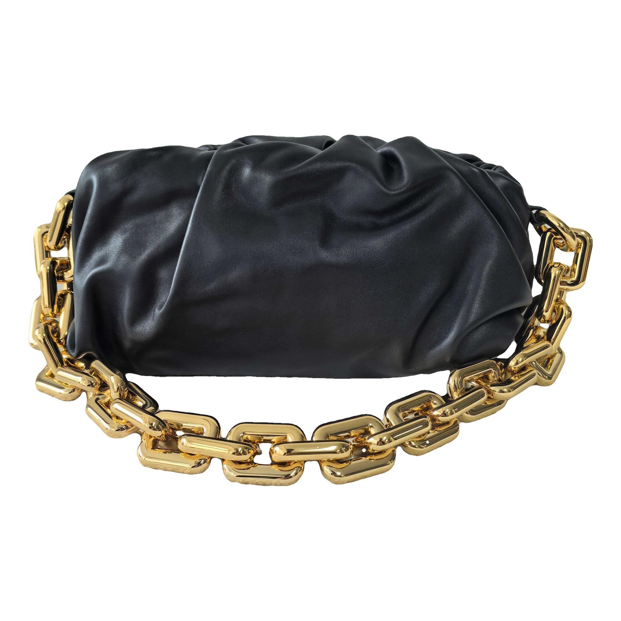 Chain Pouch leather handbag