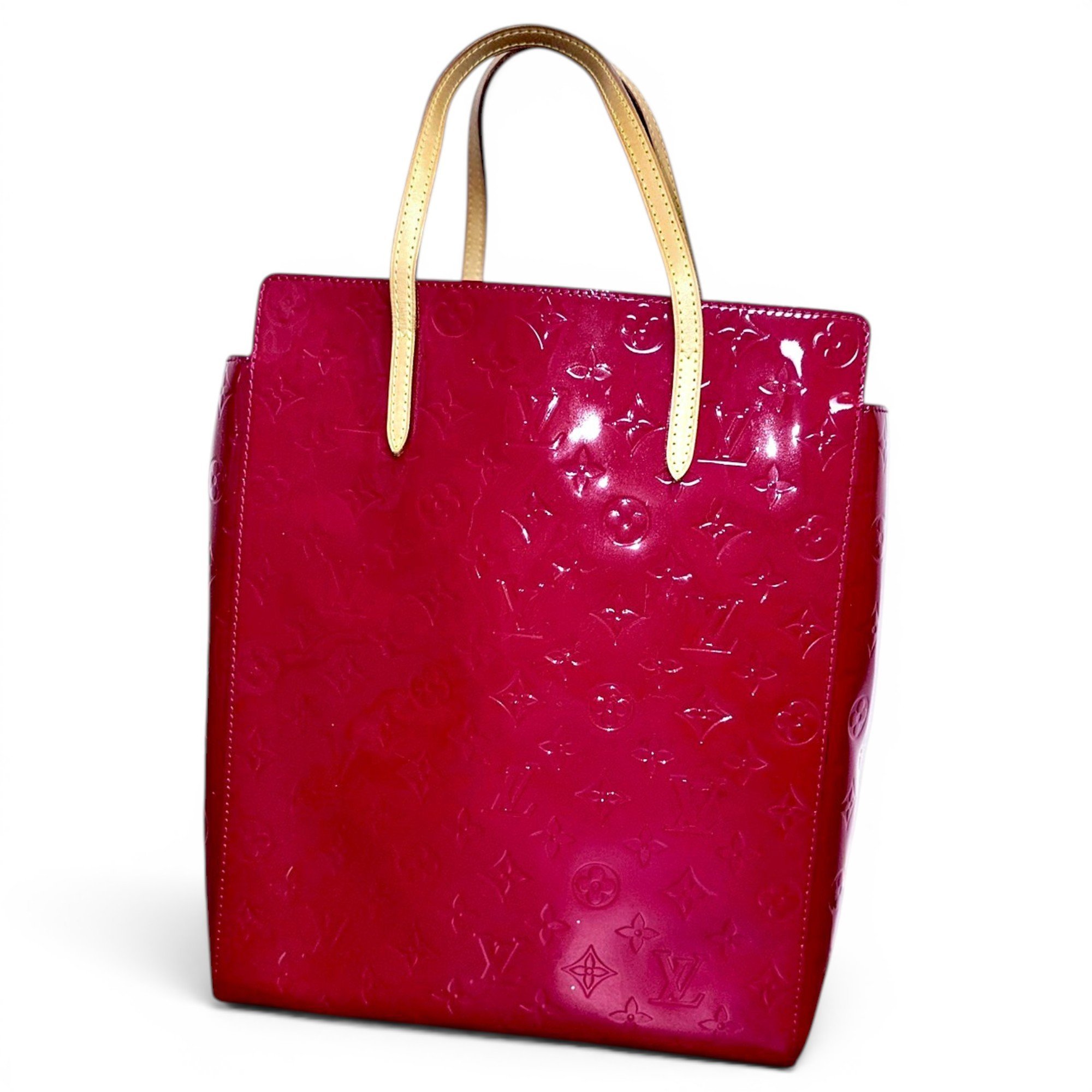Catalina patent leather tote