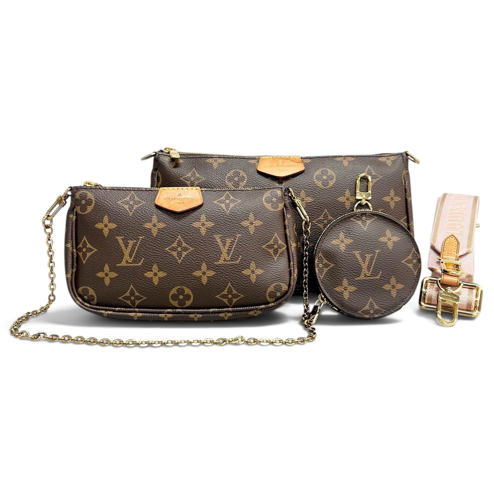 Multi Pochette Accessoires leather handbag