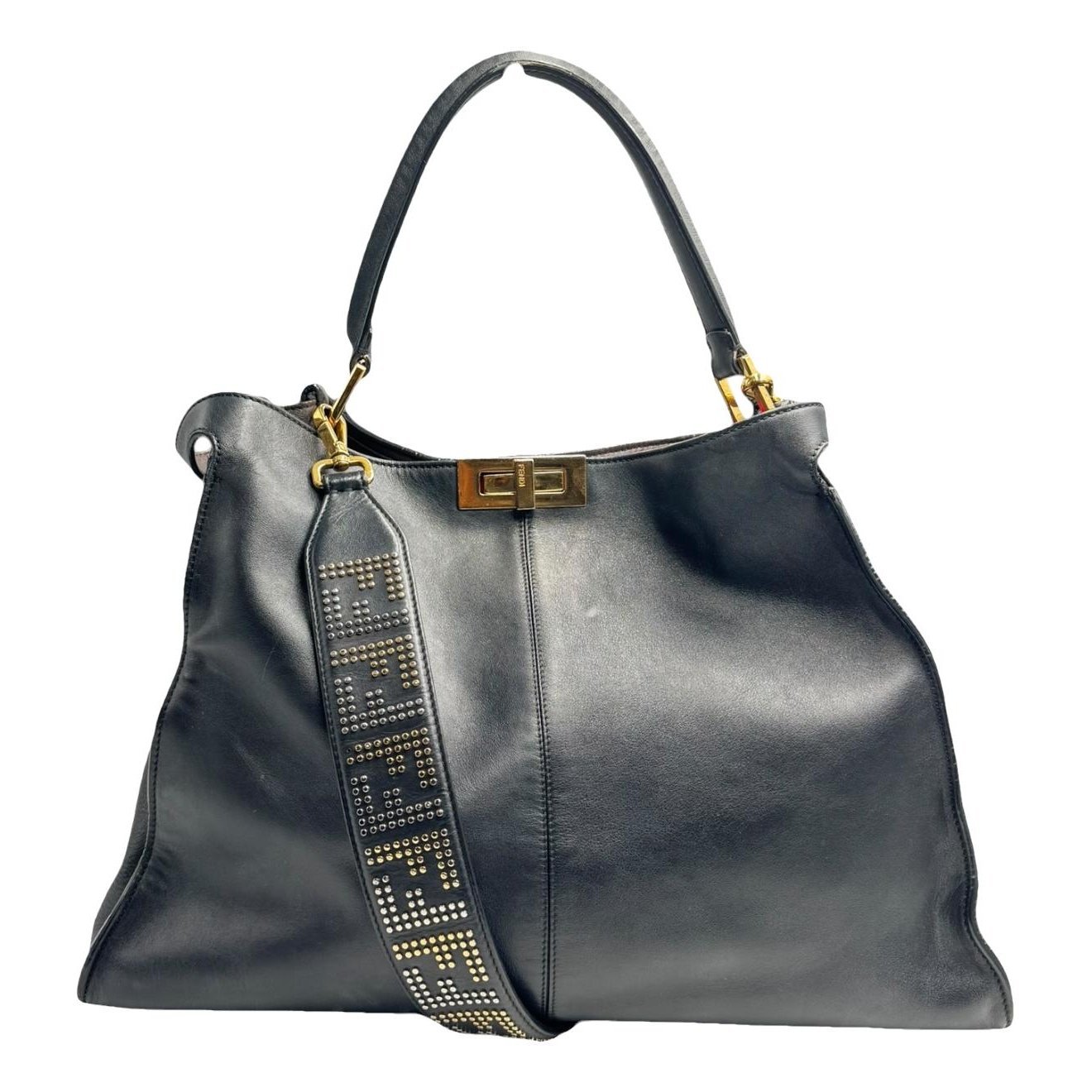 Peekaboo leather crossbody bag