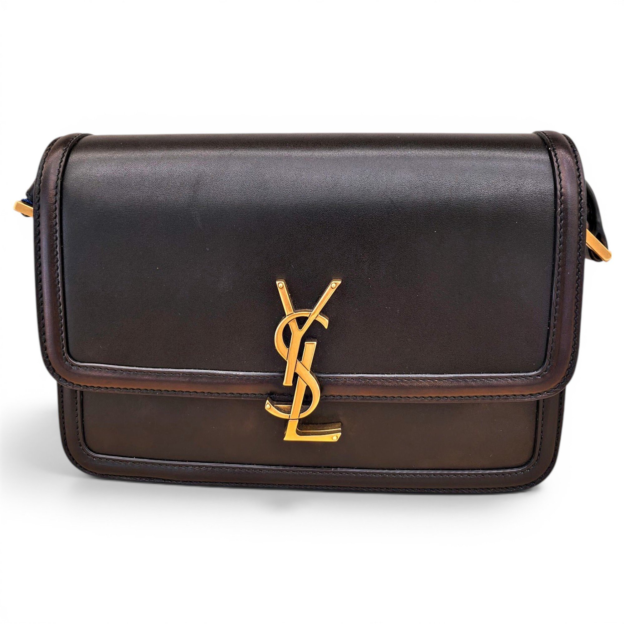 Baby monogramme leather handbag