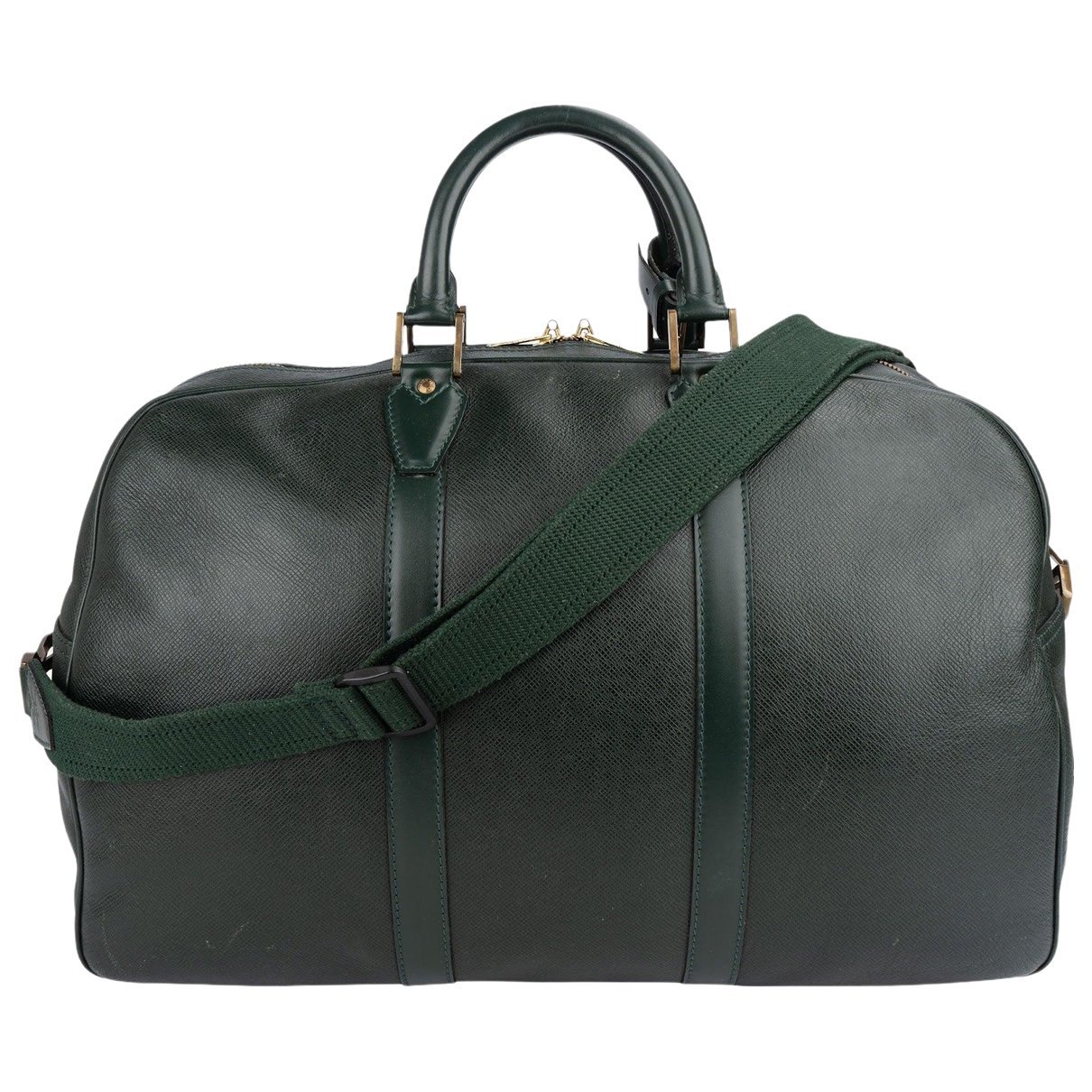 Leather travel bag