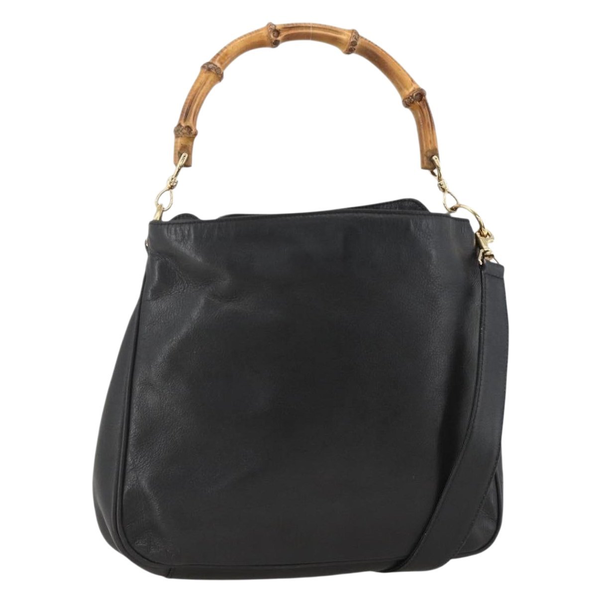 Bamboo leather handbag