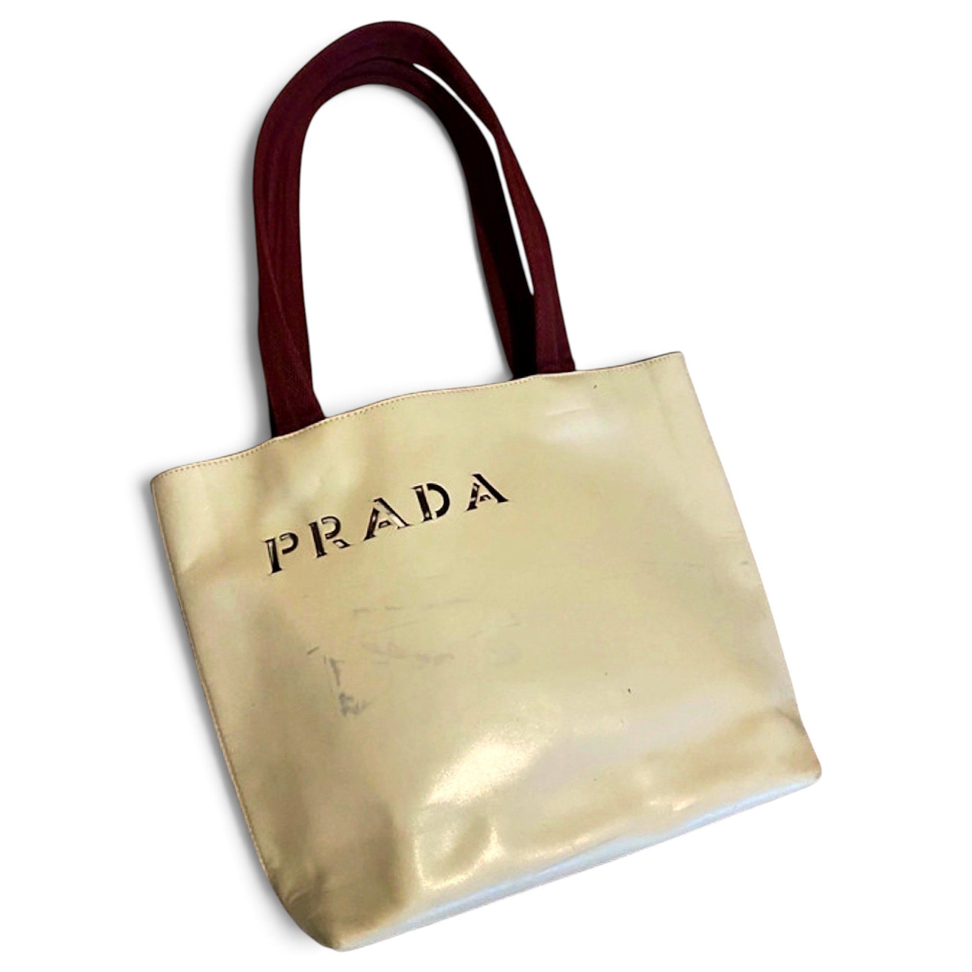 Prada Pocket leather tote
