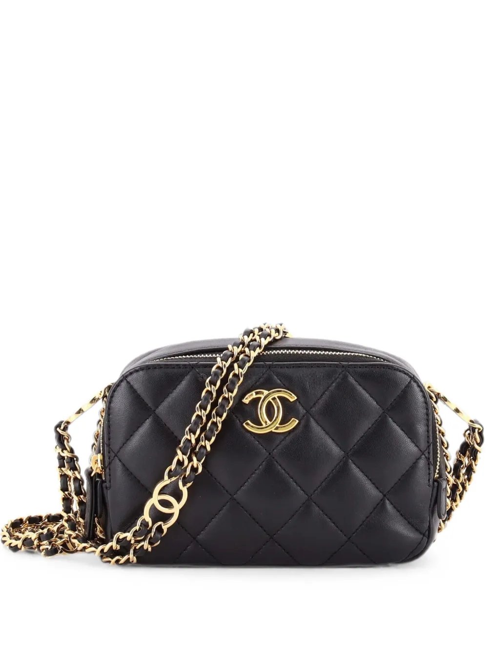 CC You Camera Bag Quilted Lambskin Mini crossbody bag