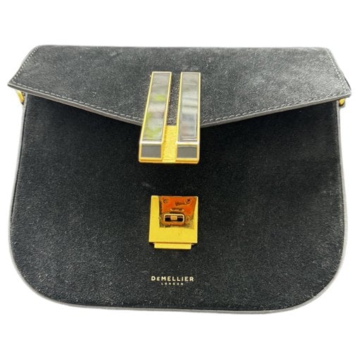 Leather clutch bag
