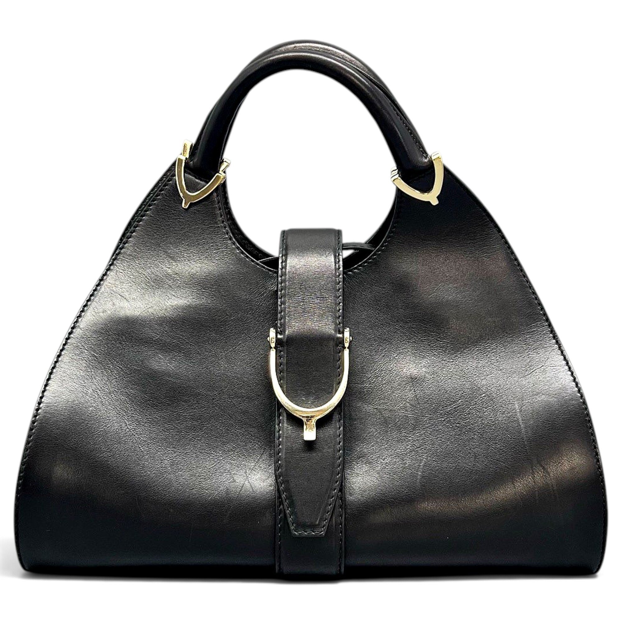 Stirrup leather handbag