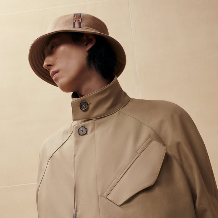 Biscuit Fred H Stripe Bucket Hat