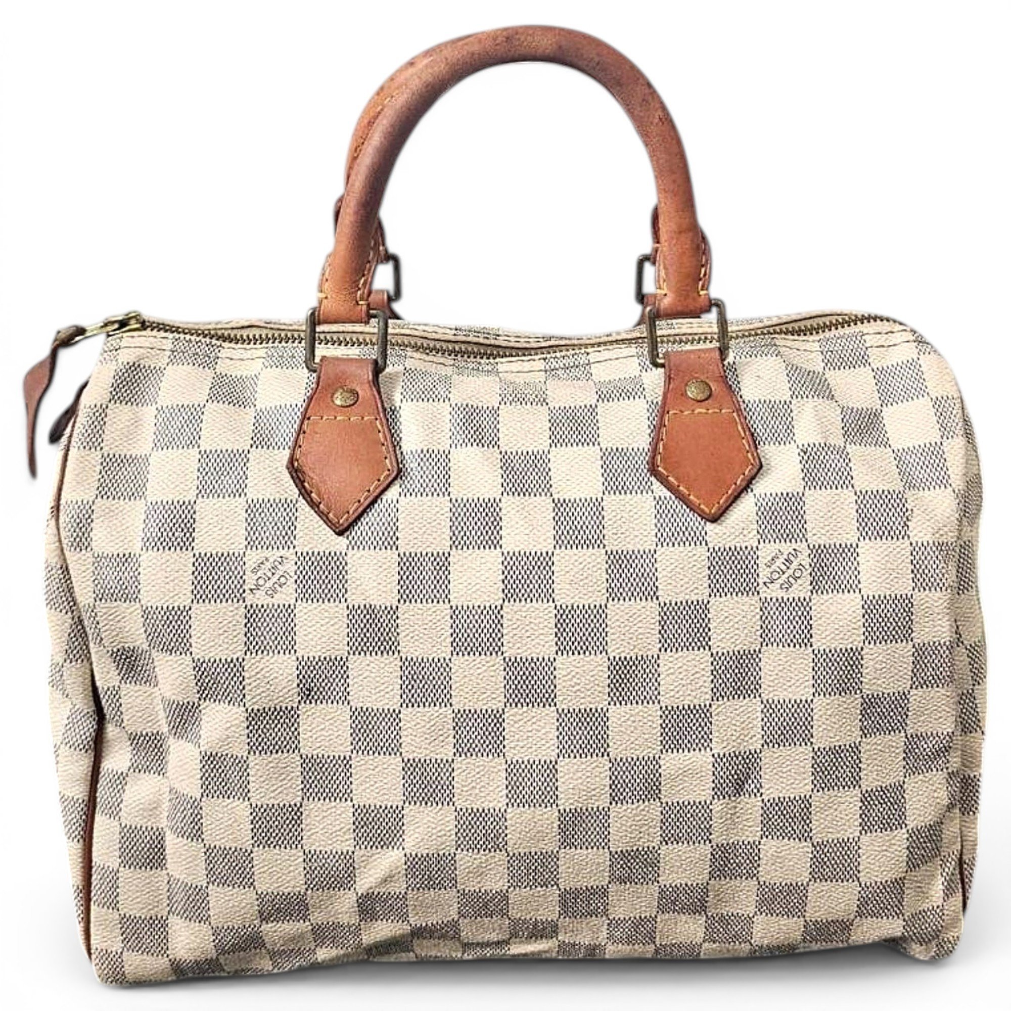 Speedy leather handbag