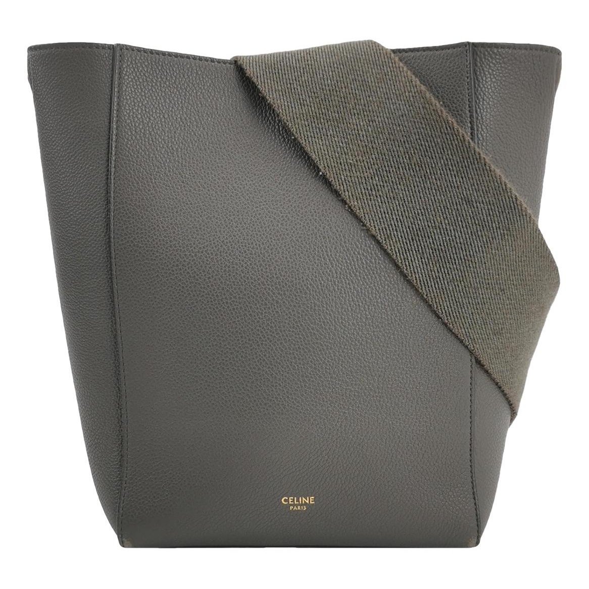 Seau Sangle leather handbag