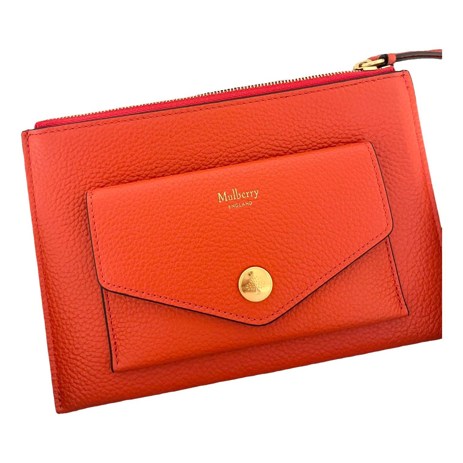 Mulberry Leather clutch bag