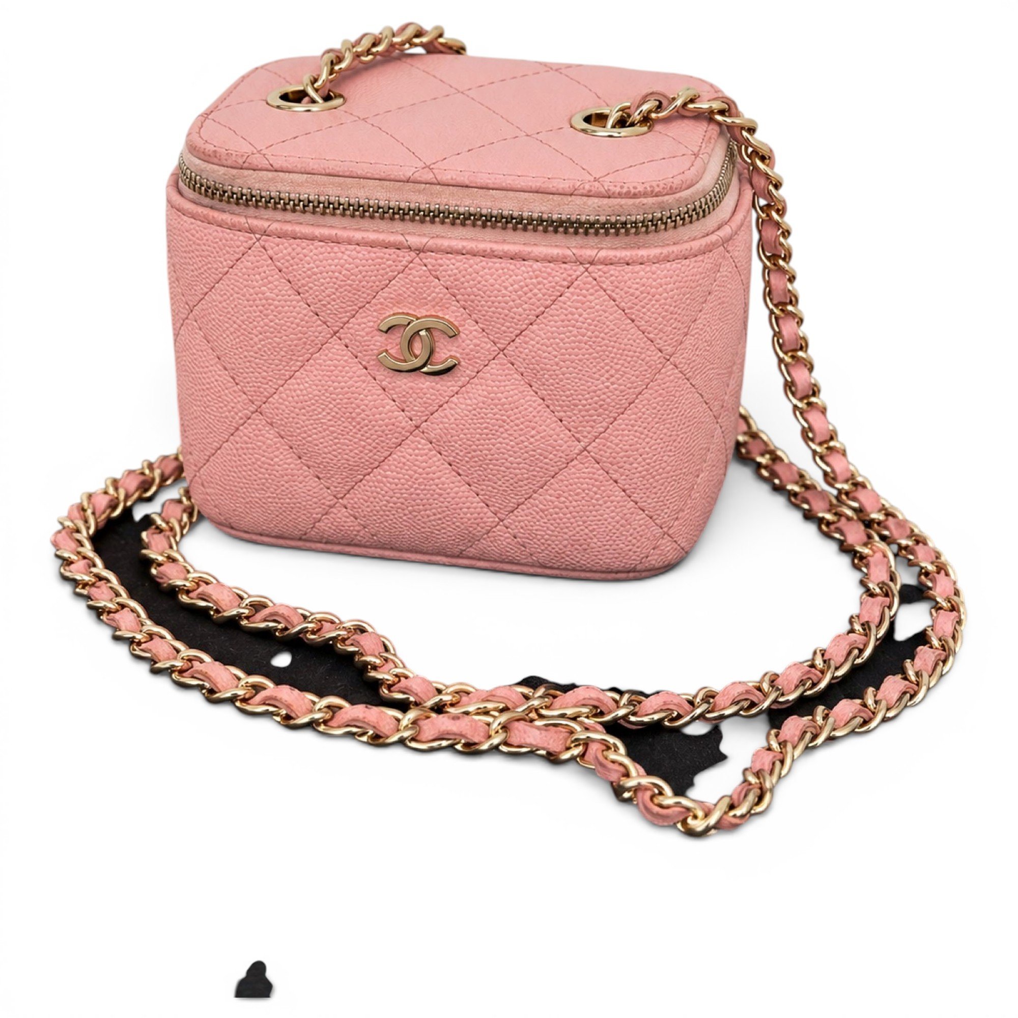 Trendy CC Vanity leather mini bag
