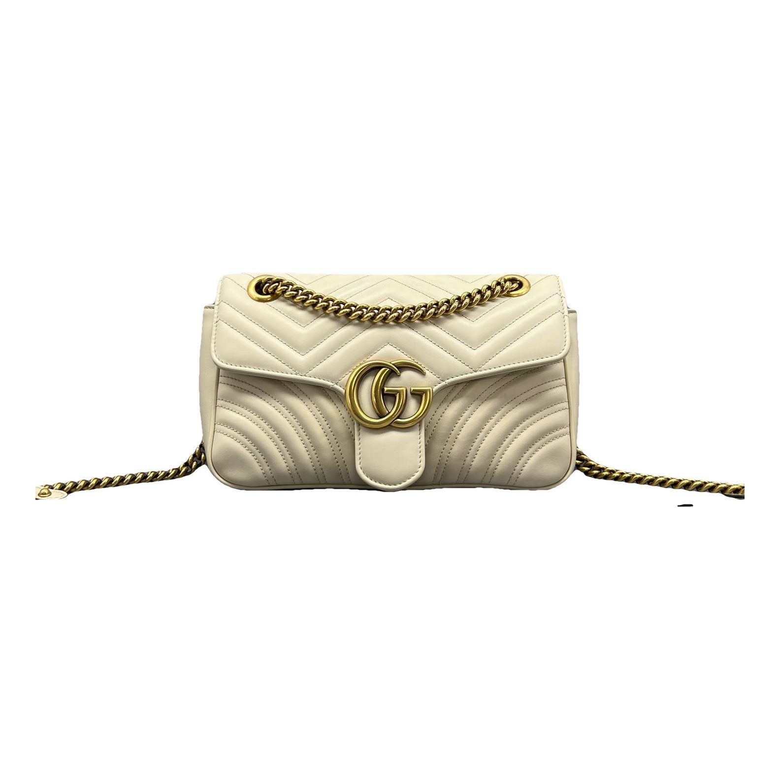 GG Marmont Flap leather handbag