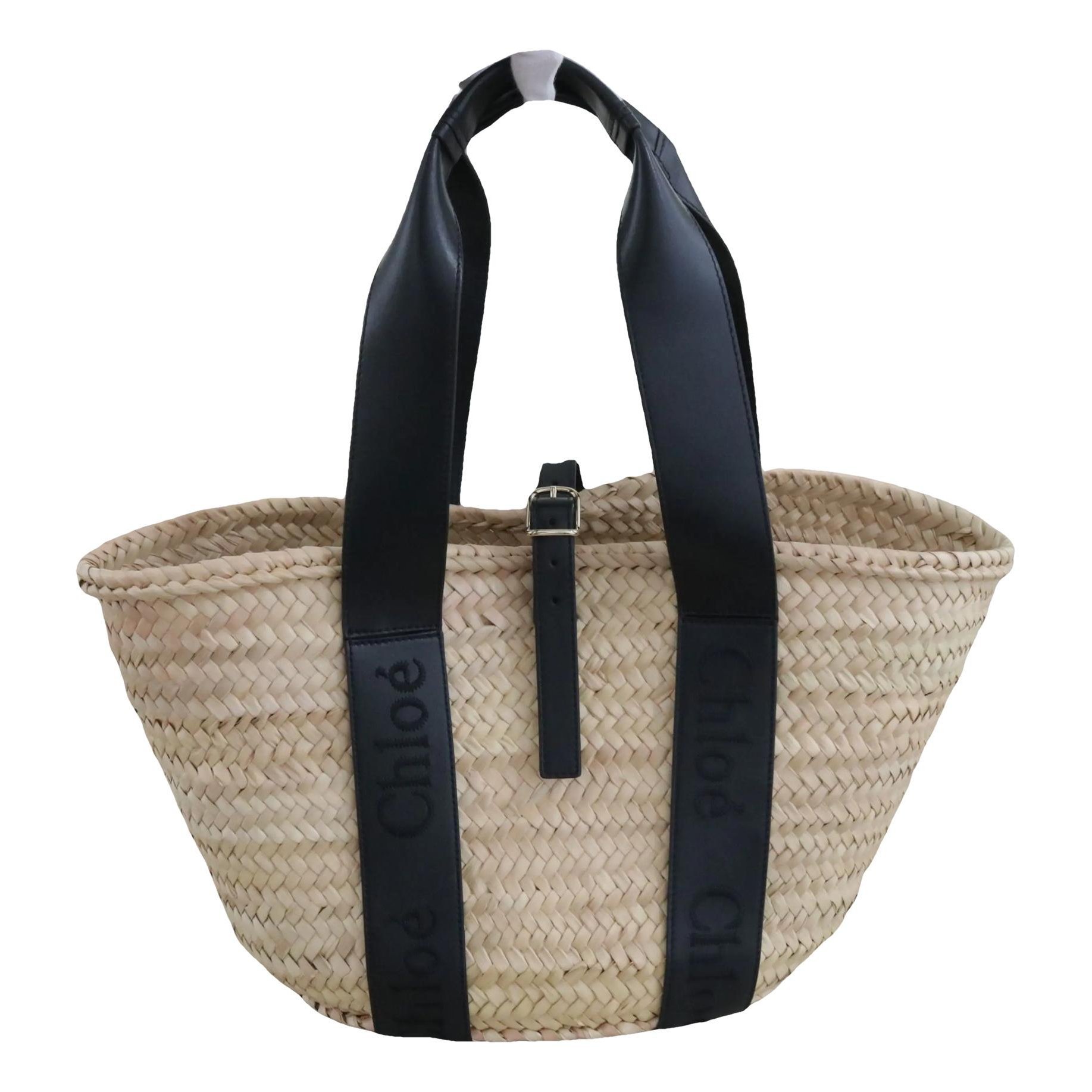 Woody Basket leather handbag