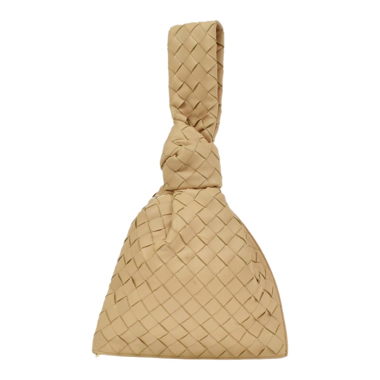 Twist leather handbag