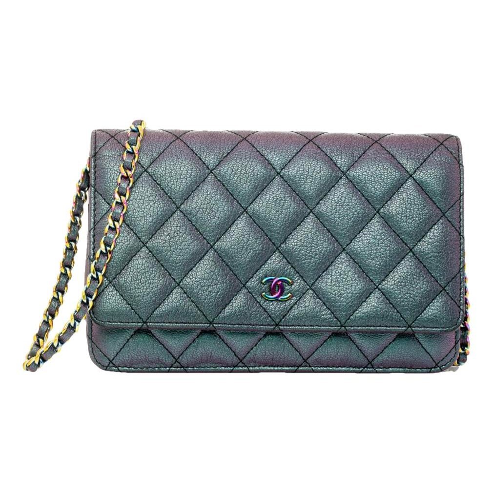 Wallet On Chain Timeless/Classique leather crossbody bag
