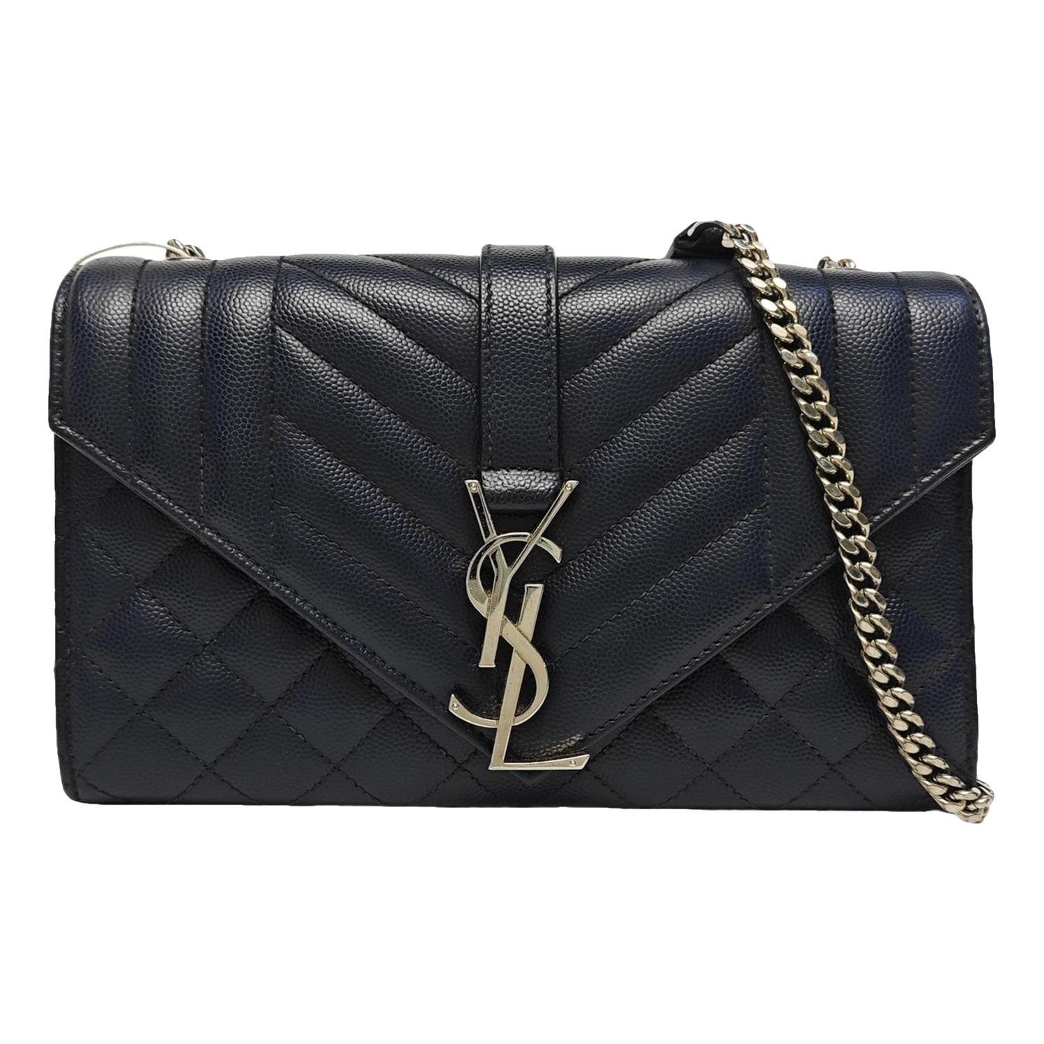 Envelope leather handbag