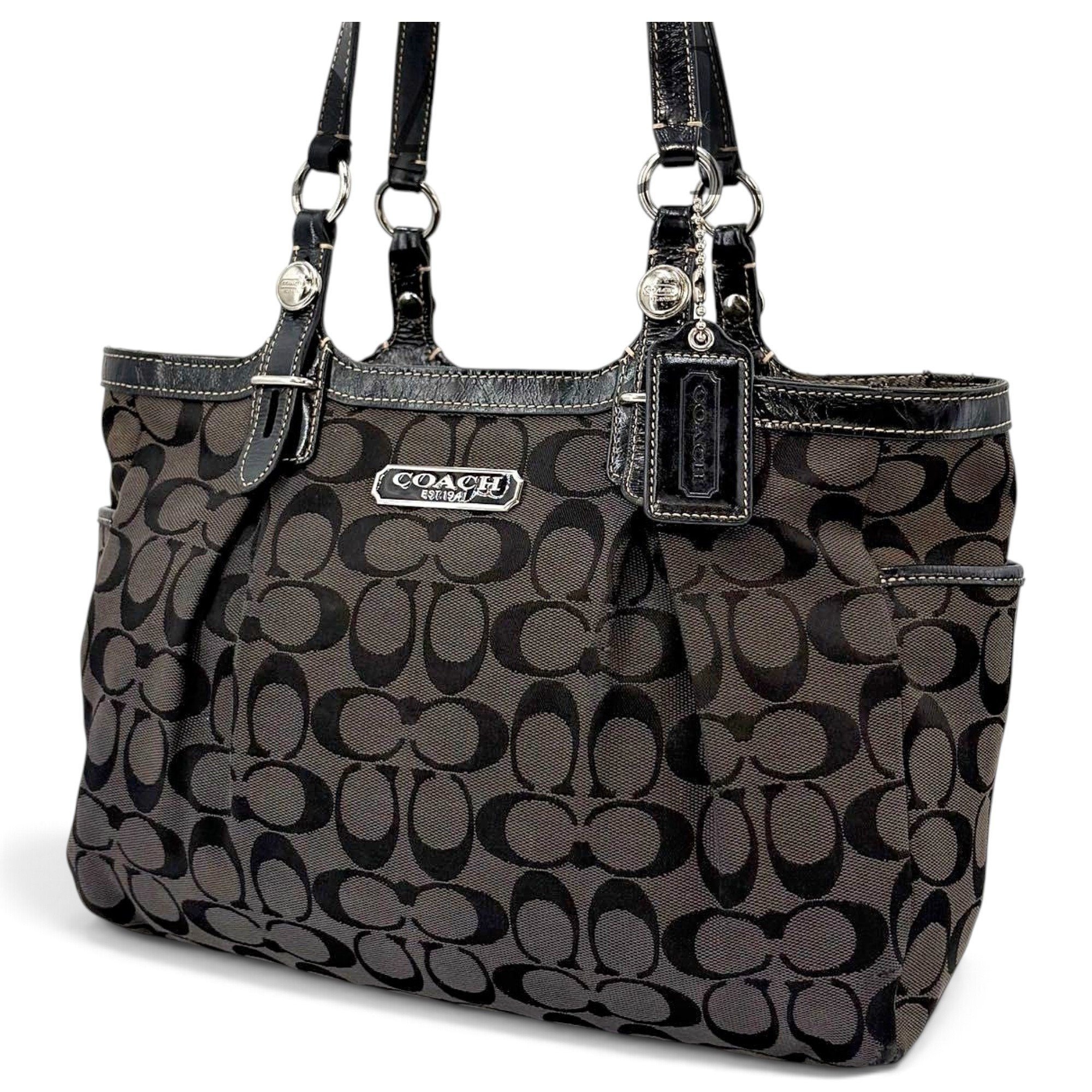 Signature Sufflette leather tote