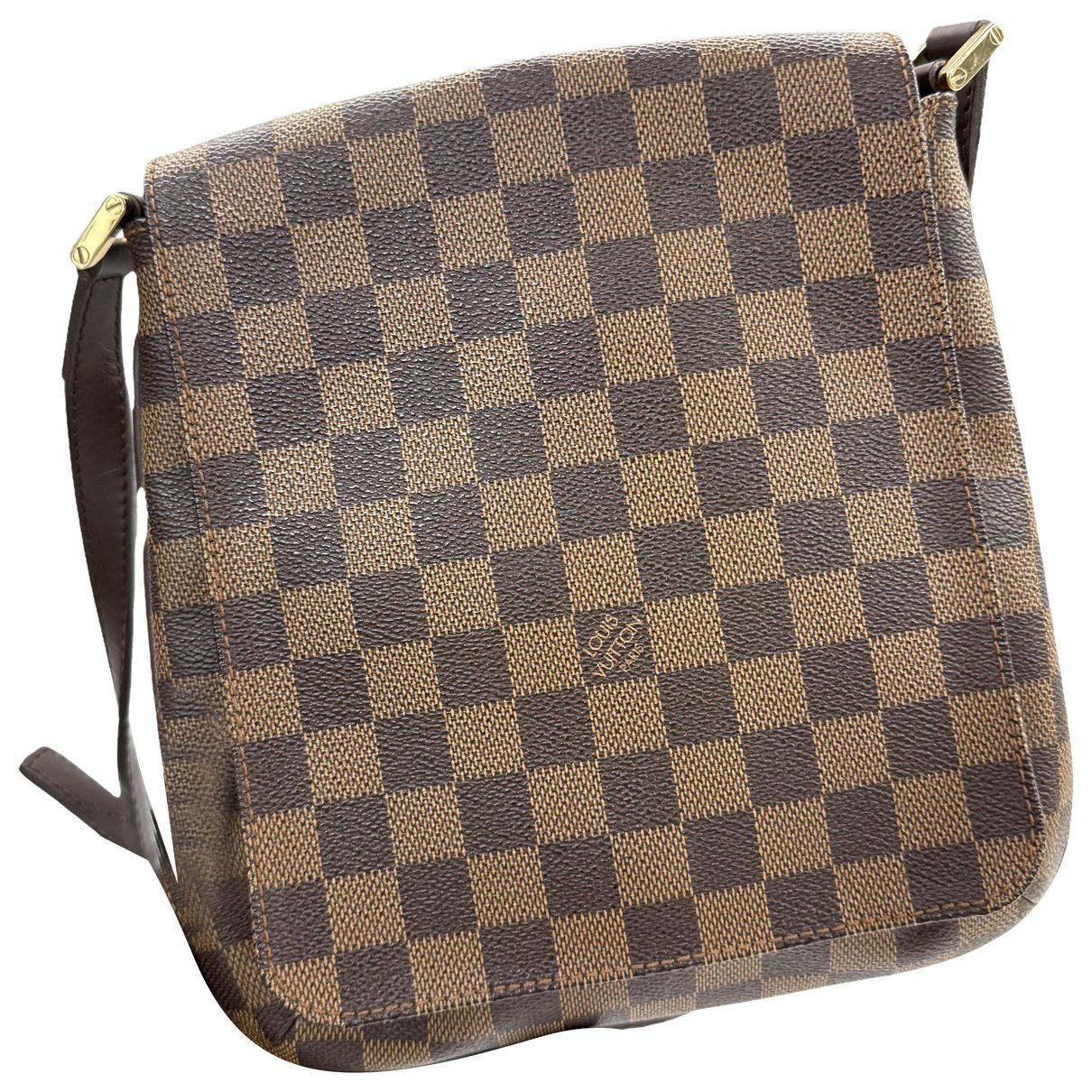 Musette leather handbag