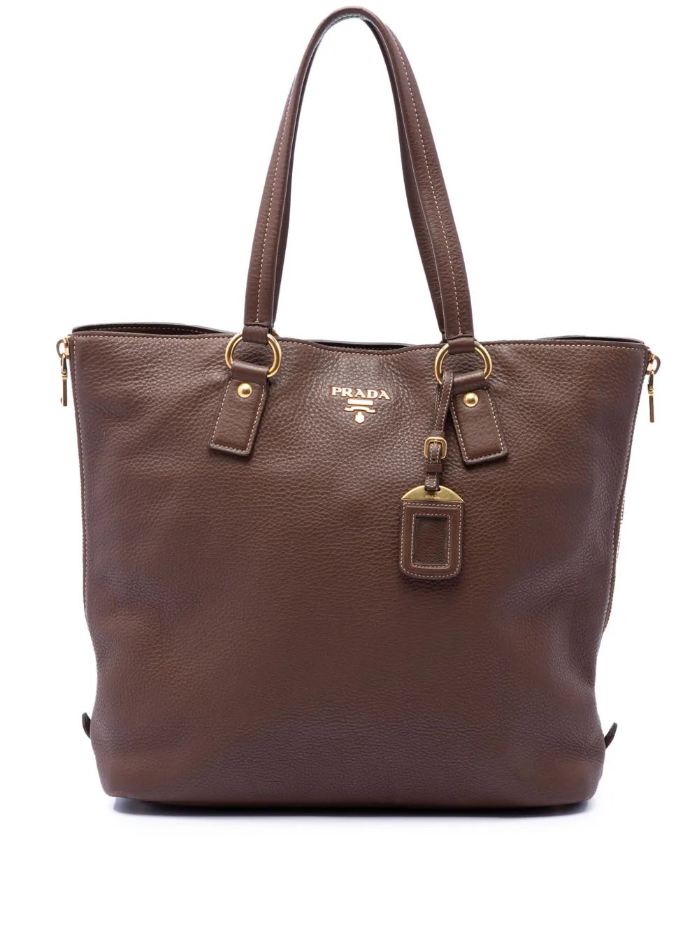 2010-2026 Vitello Daino Side Zip Shopper tote bag