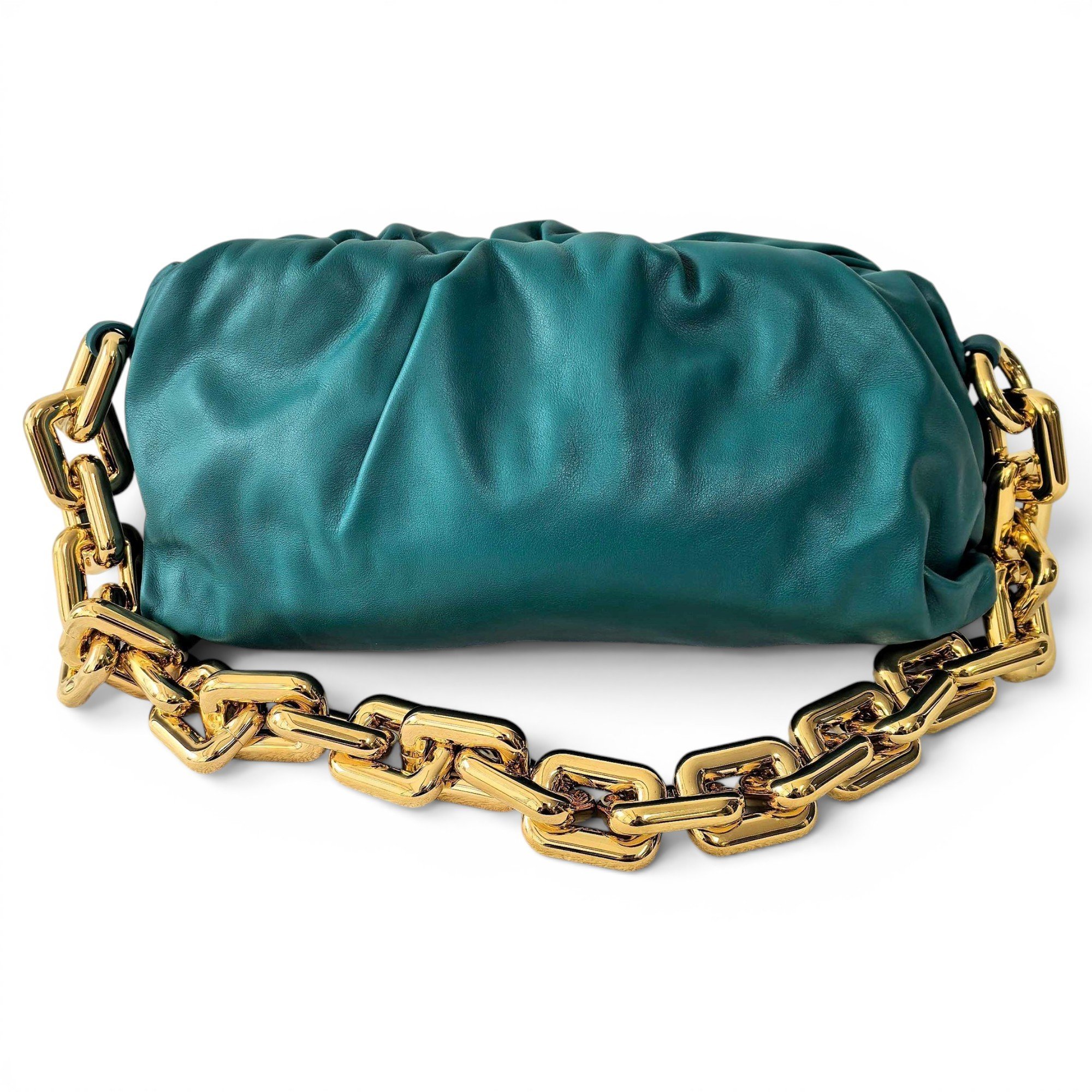 Chain Pouch leather handbag