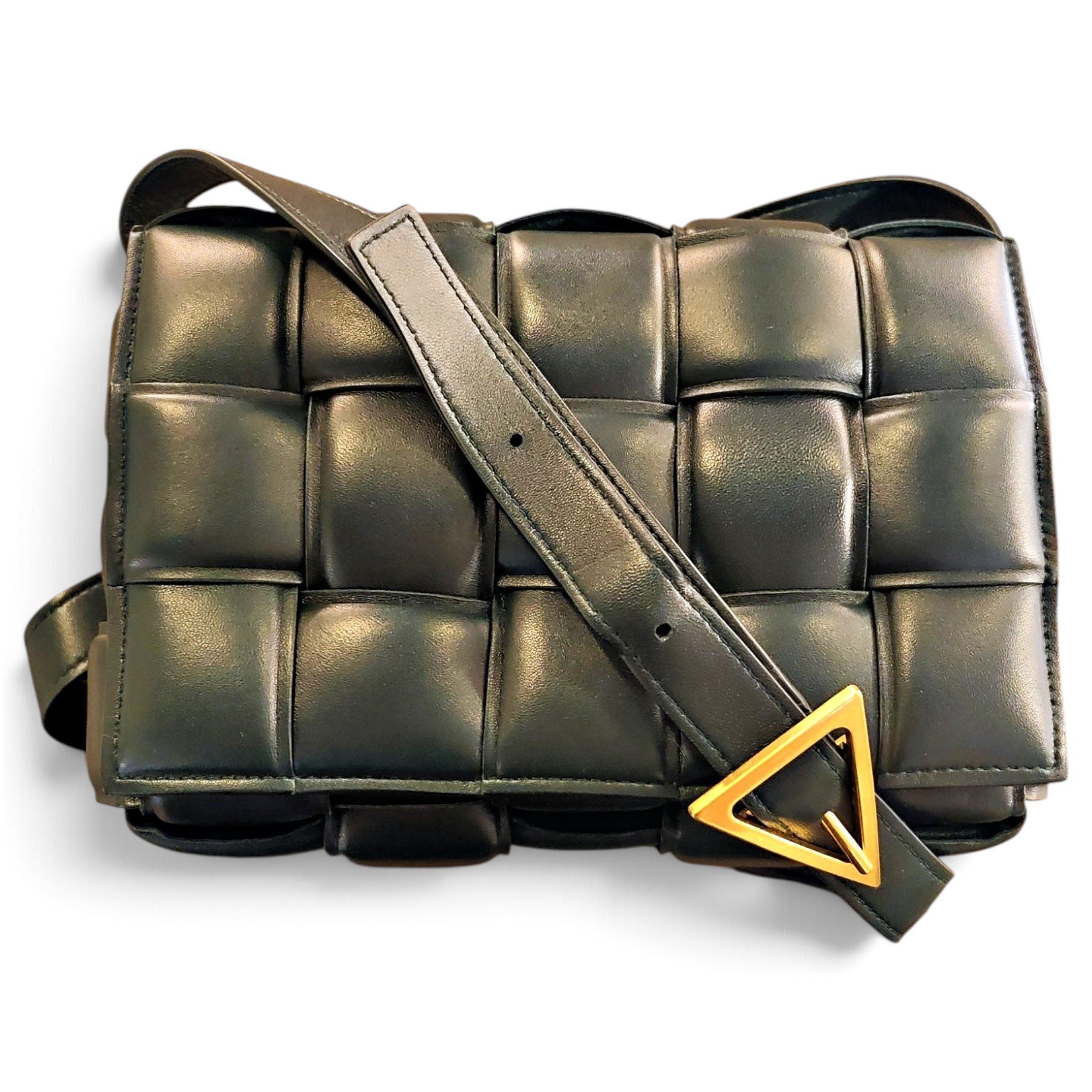 Cassette Padded leather crossbody bag