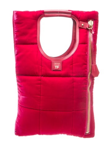 Tom Ford Velvet Top Handle Bag