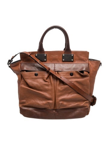 Leather Top Handle Bag