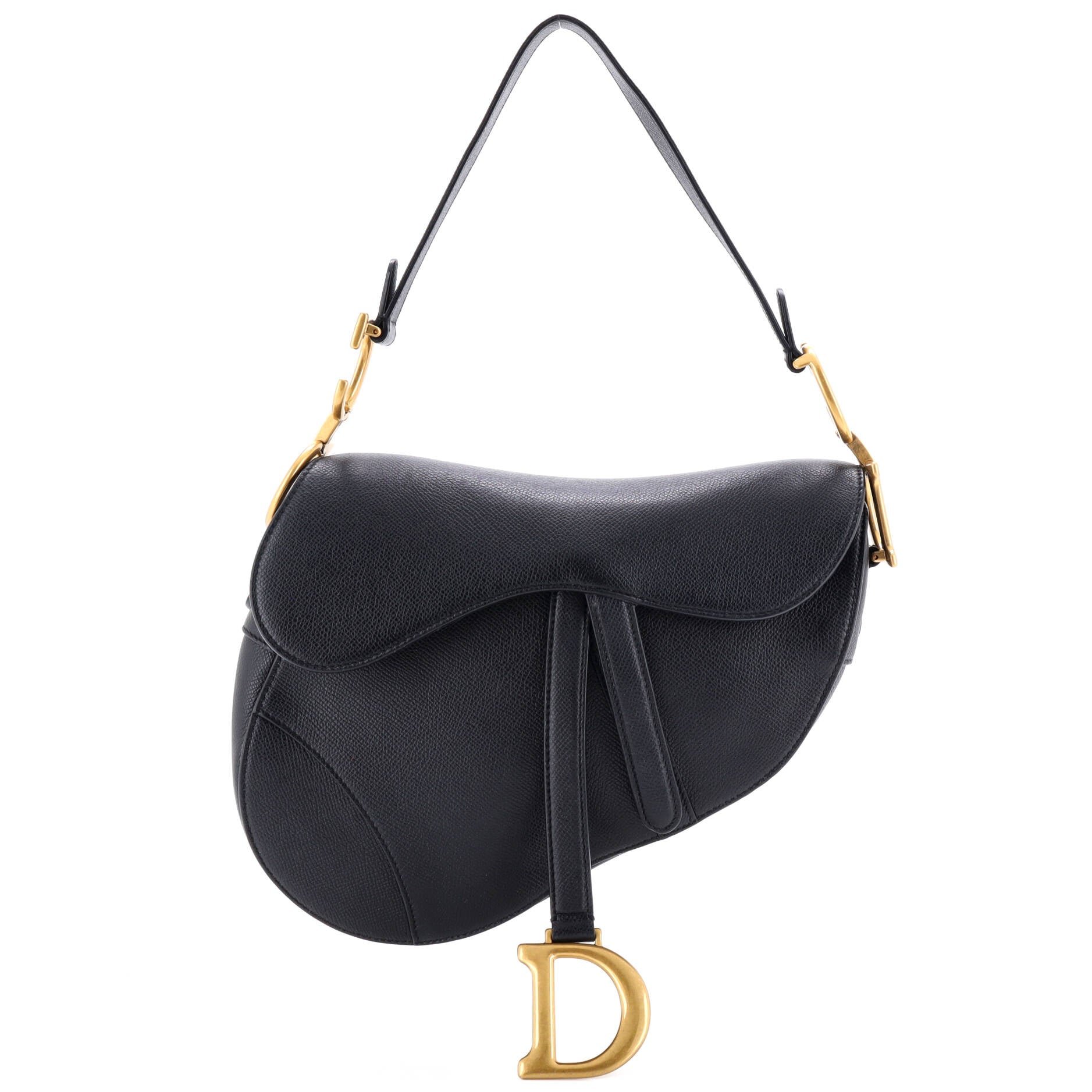 Dior Saddle Handbag Leather Medium