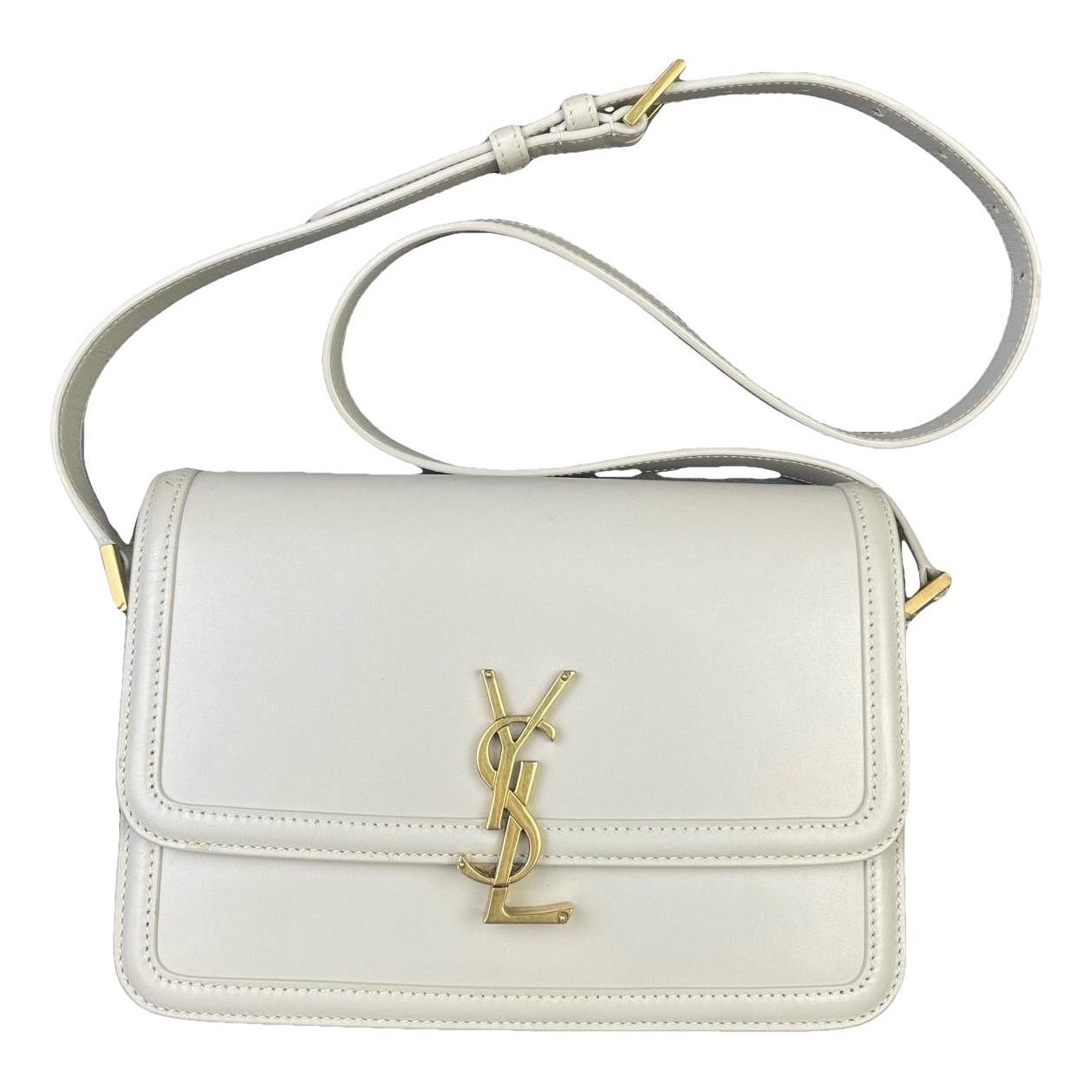 Solférino leather handbag