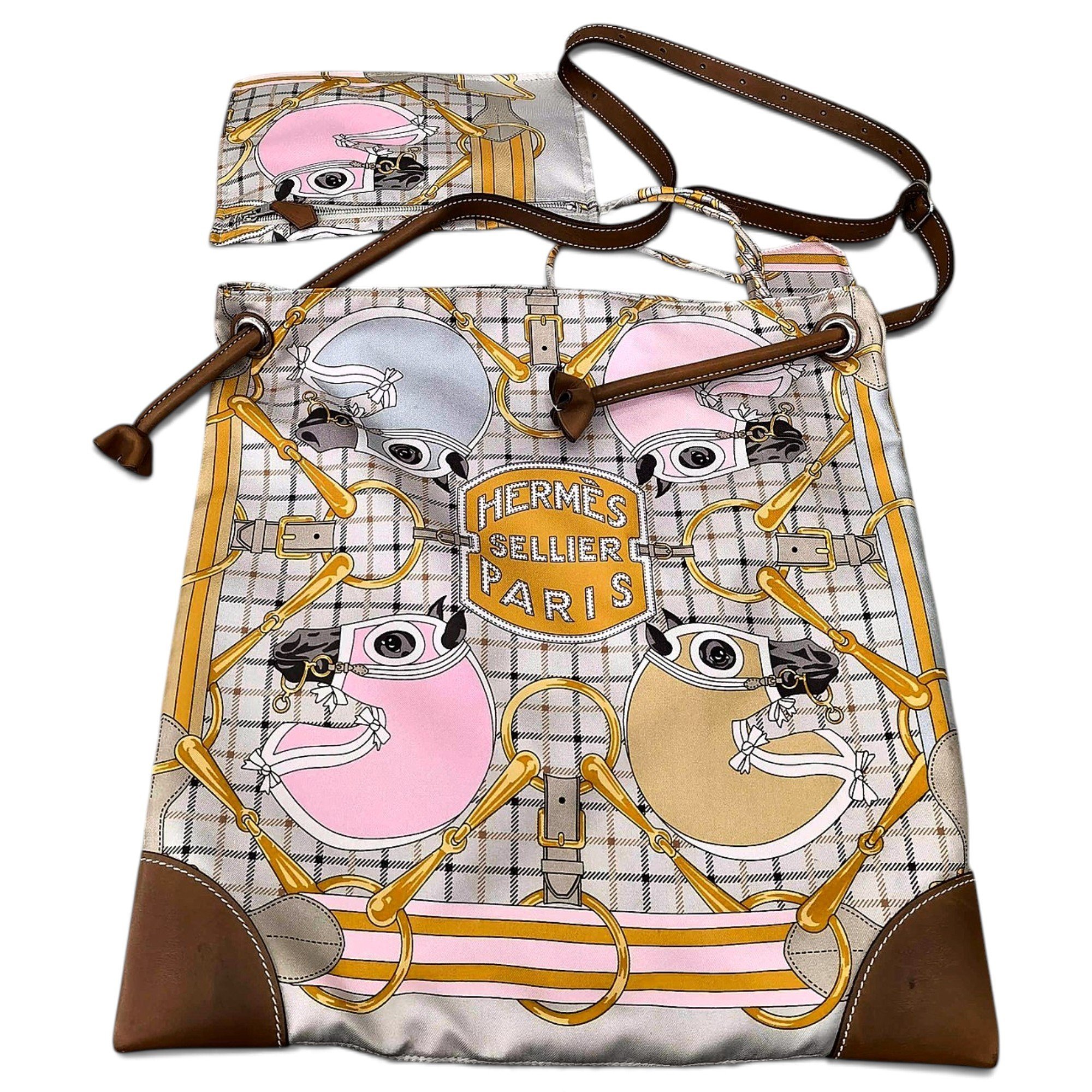 Silk City silk handbag