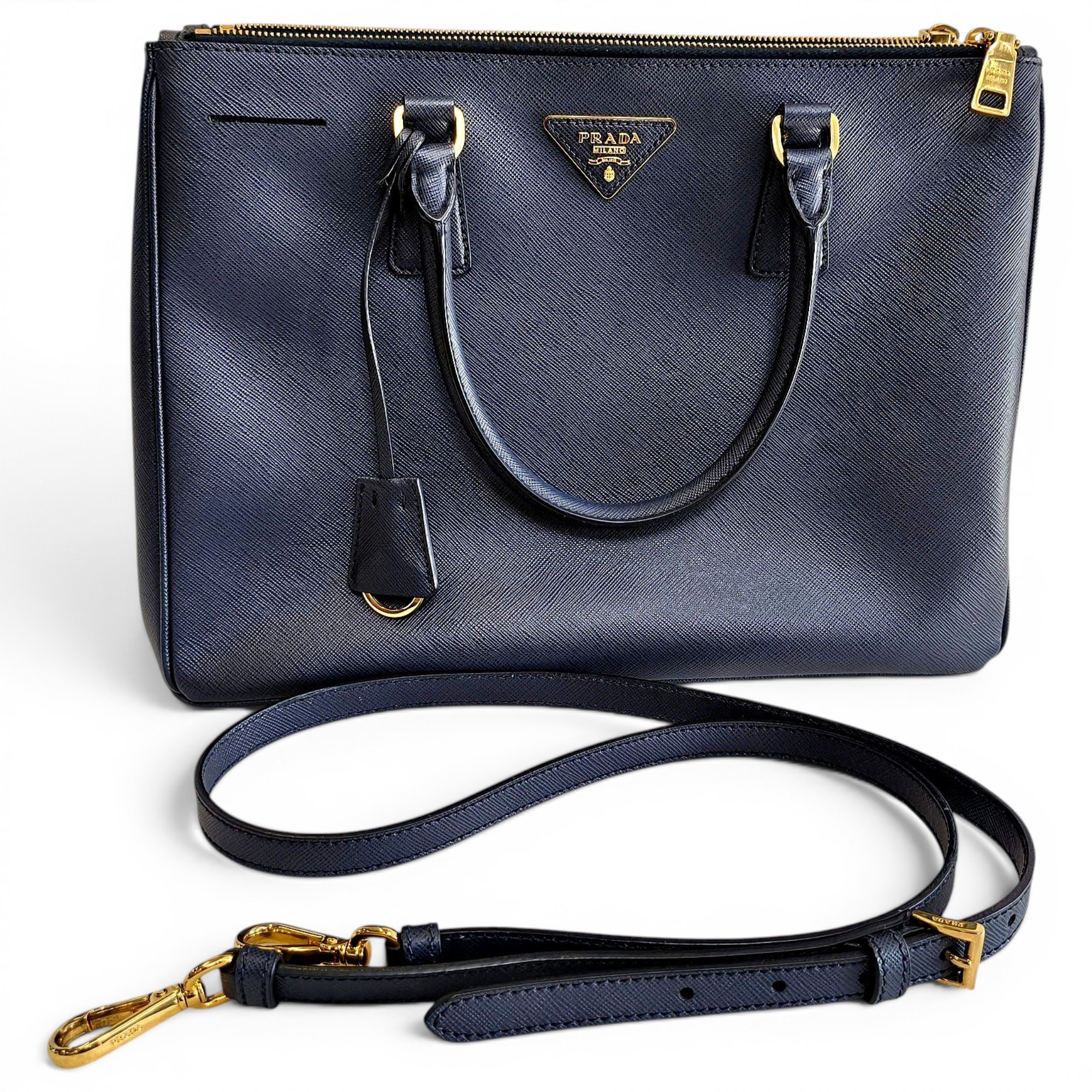 Galleria leather handbag