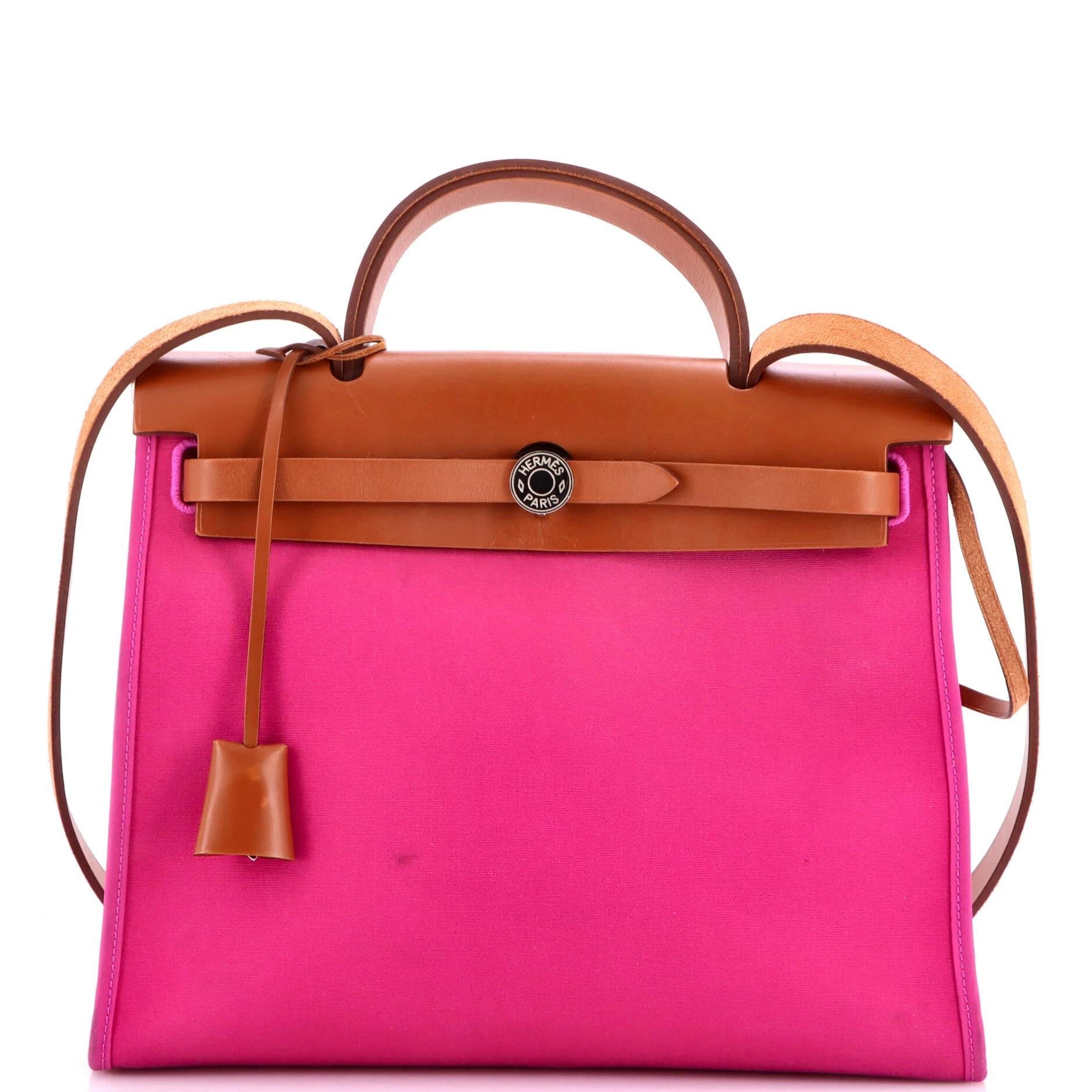 Hermes Herbag Handbag Pink 2018