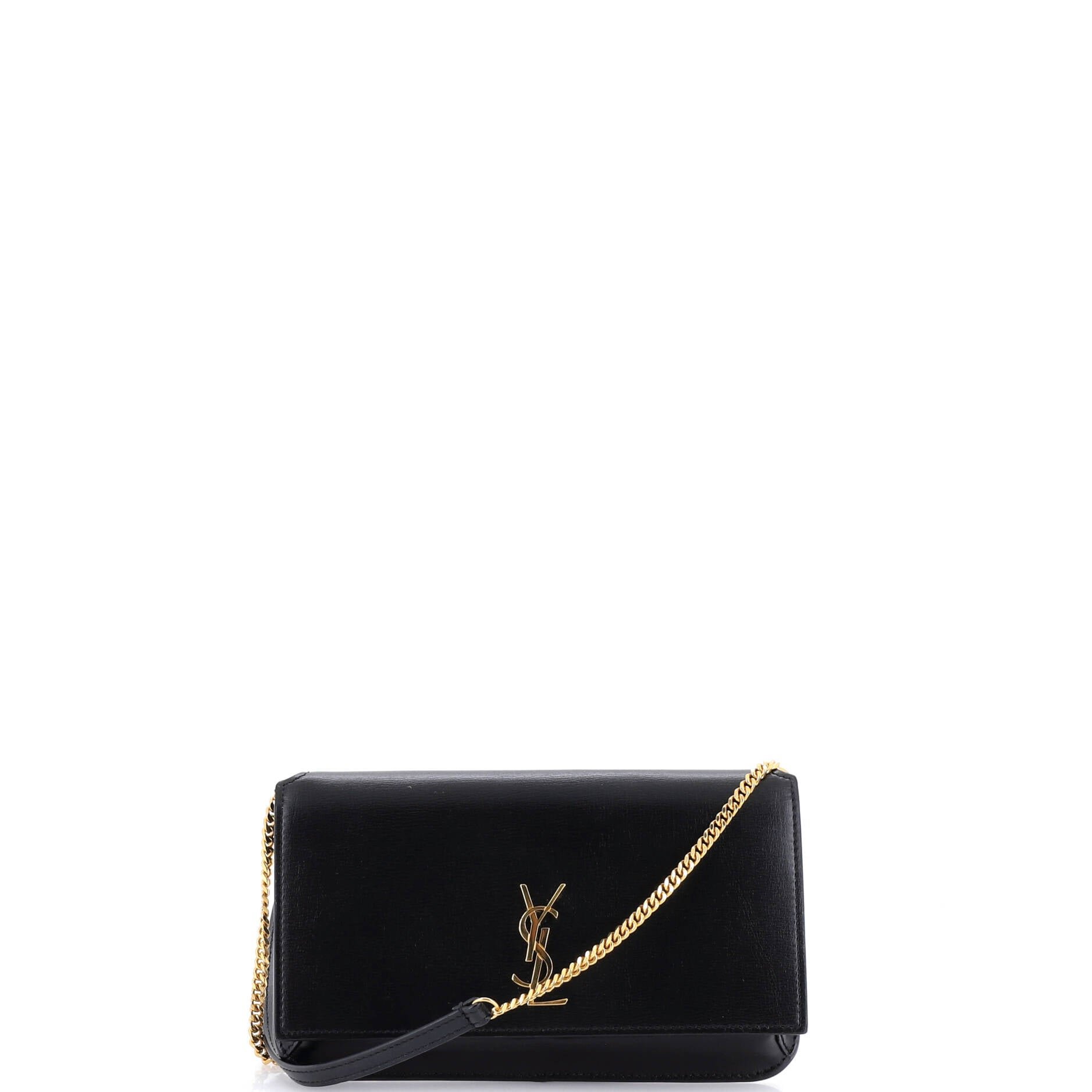 Classic Monogram Phone Holder Shoulder Bag Leather