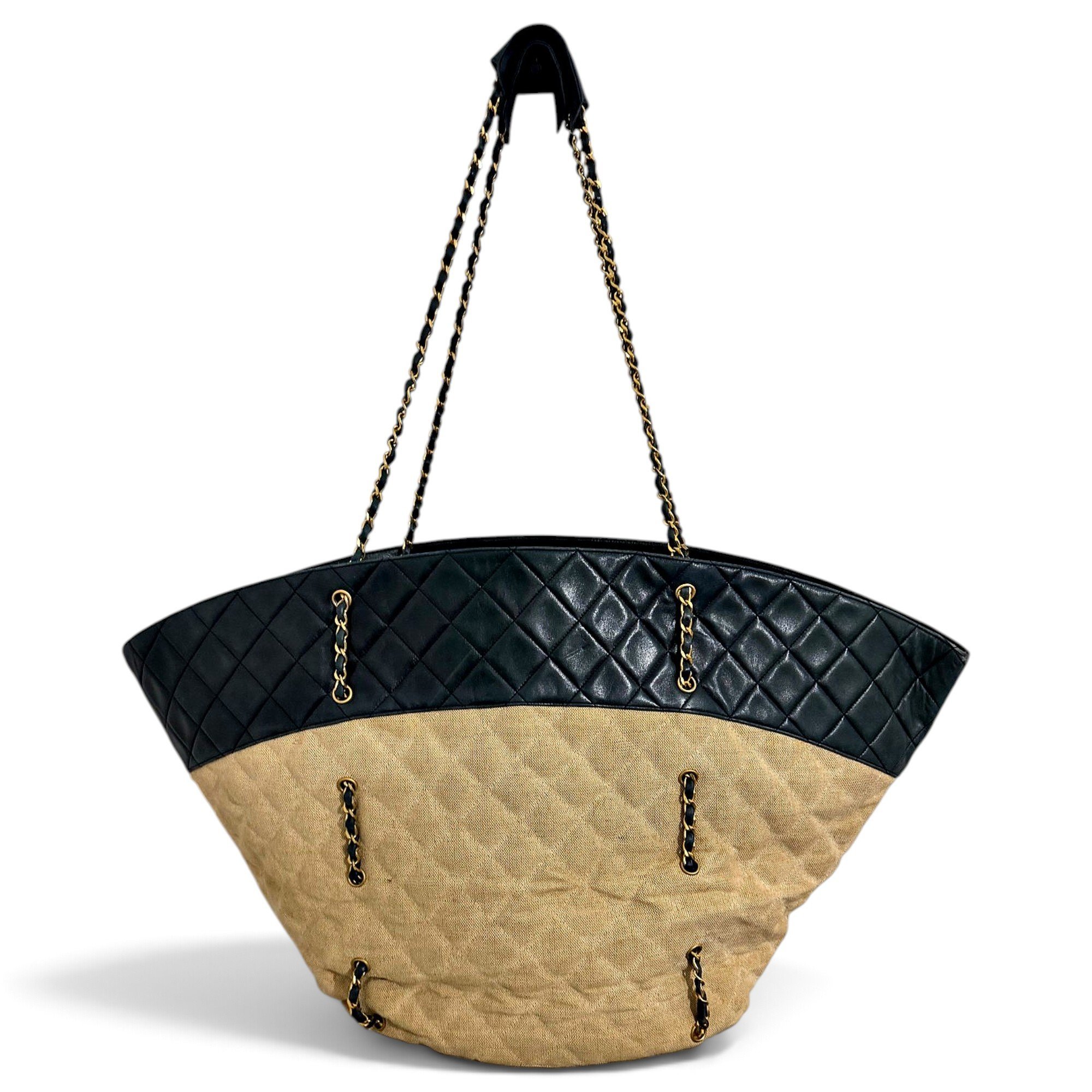 Grand shopping leather tote