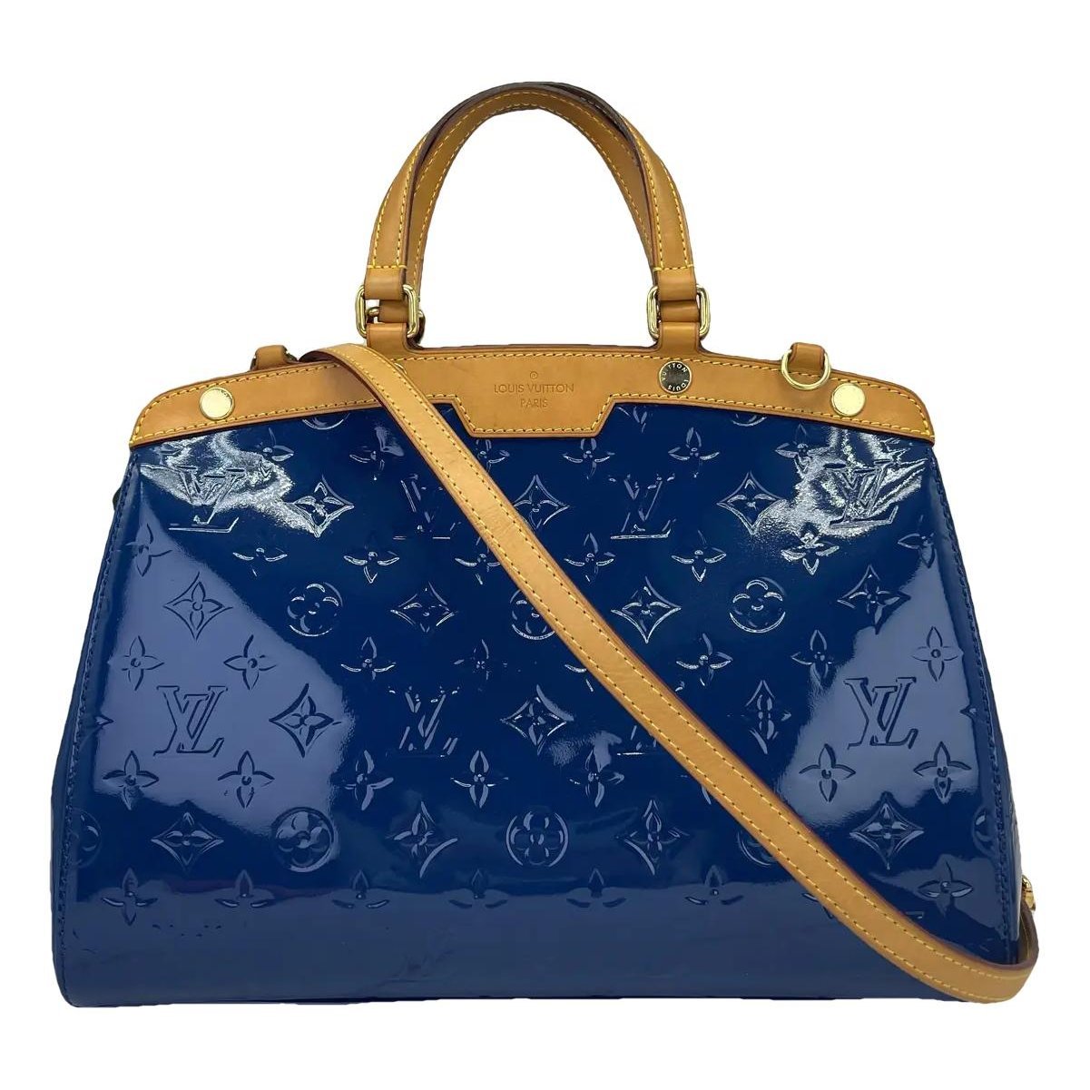 Bréa patent leather handbag