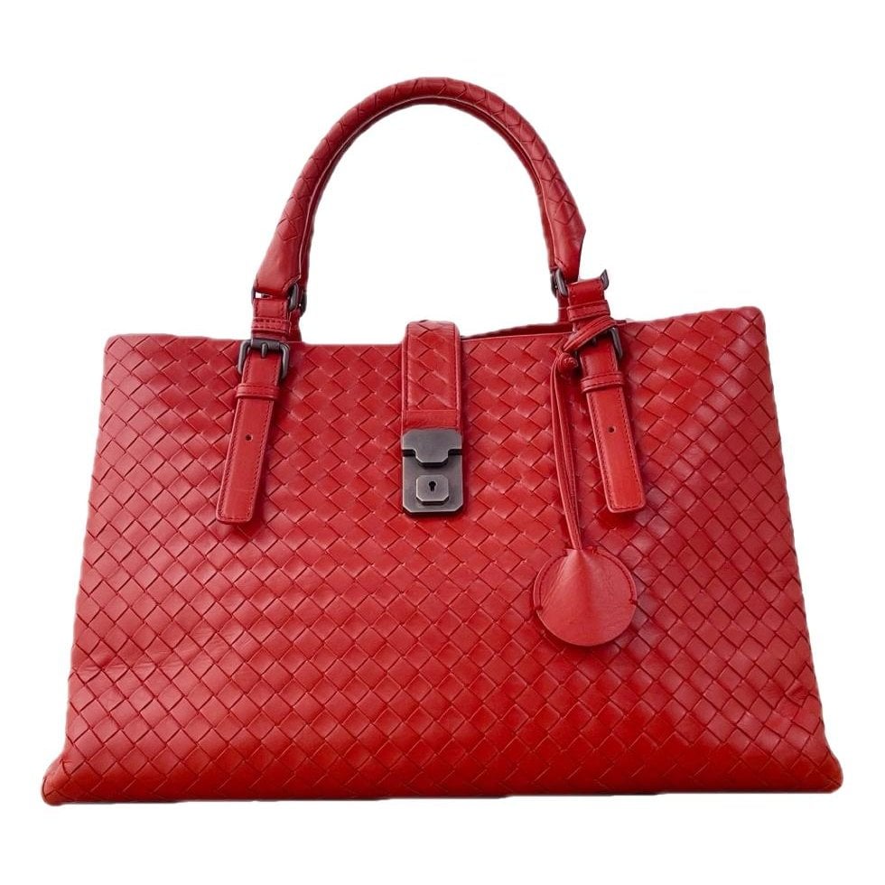 Bottega Veneta Roma leather handbag