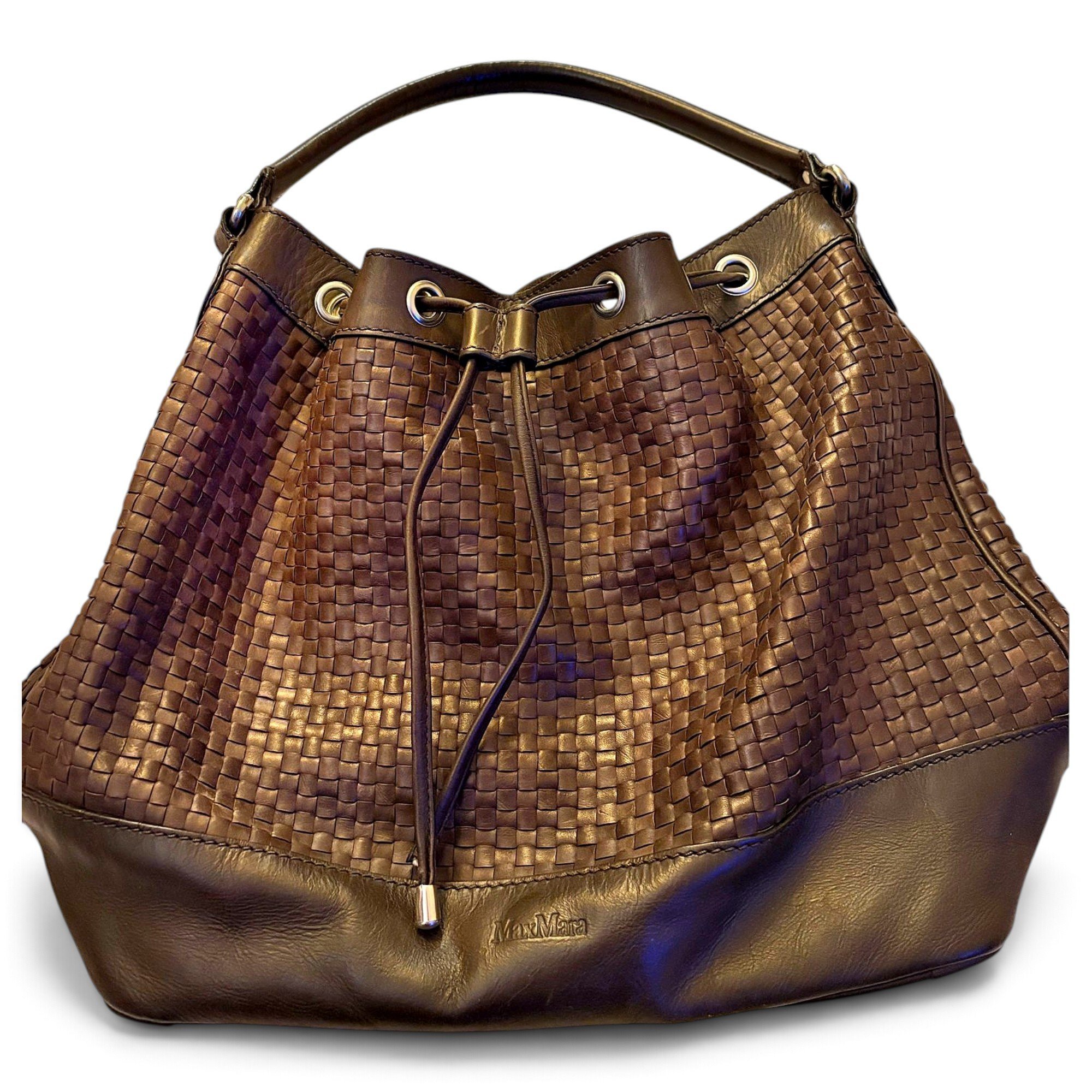 Leather handbag