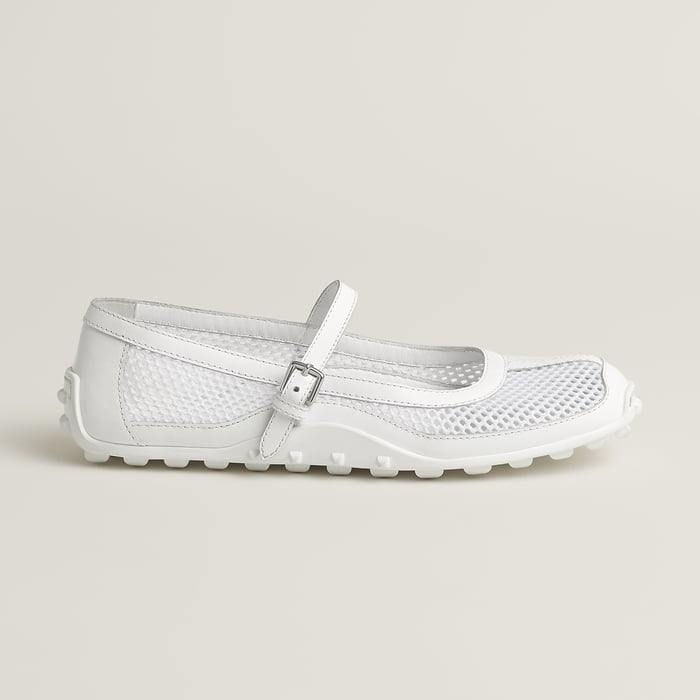 Blanc Kichu Ballet Flat