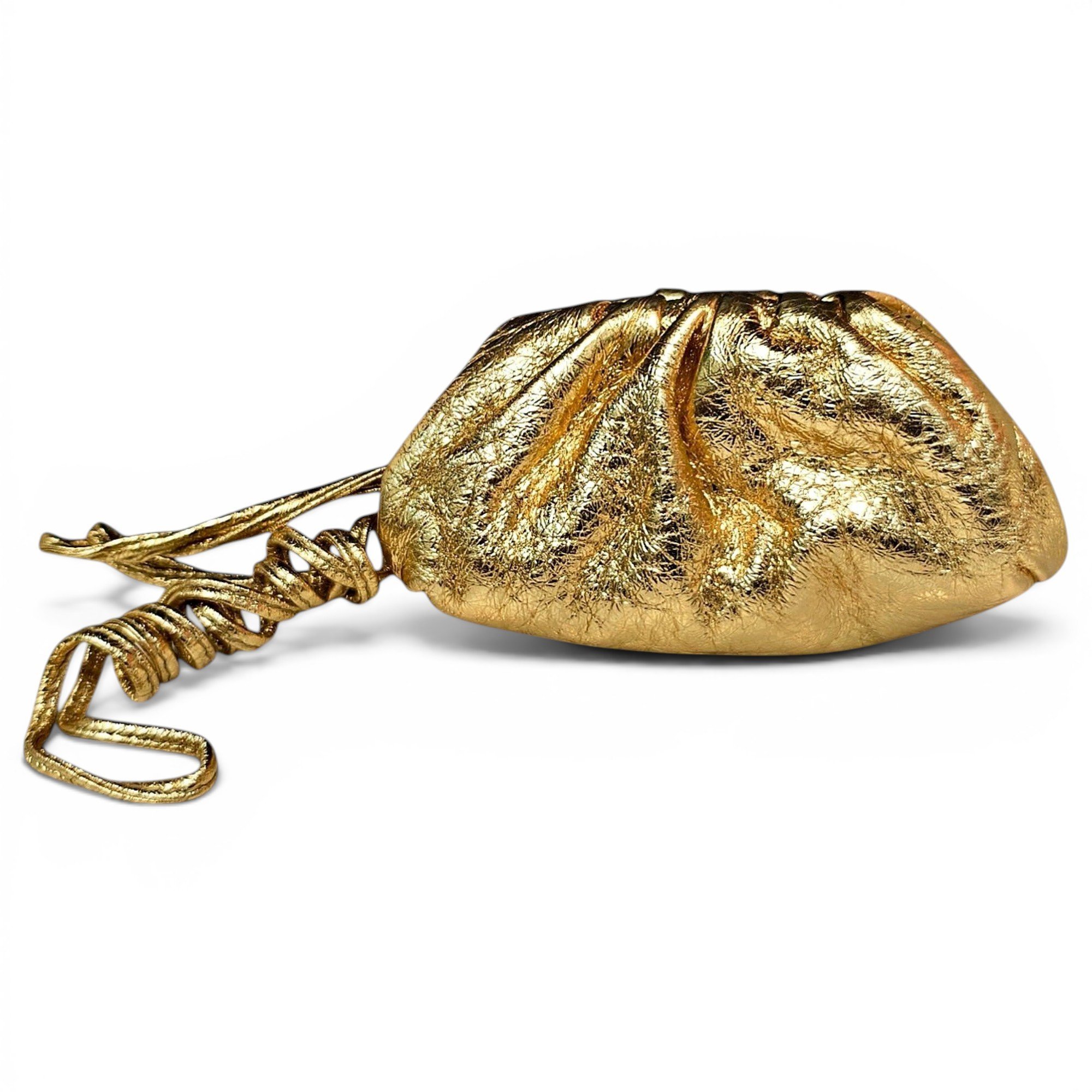 Pouch leather handbag