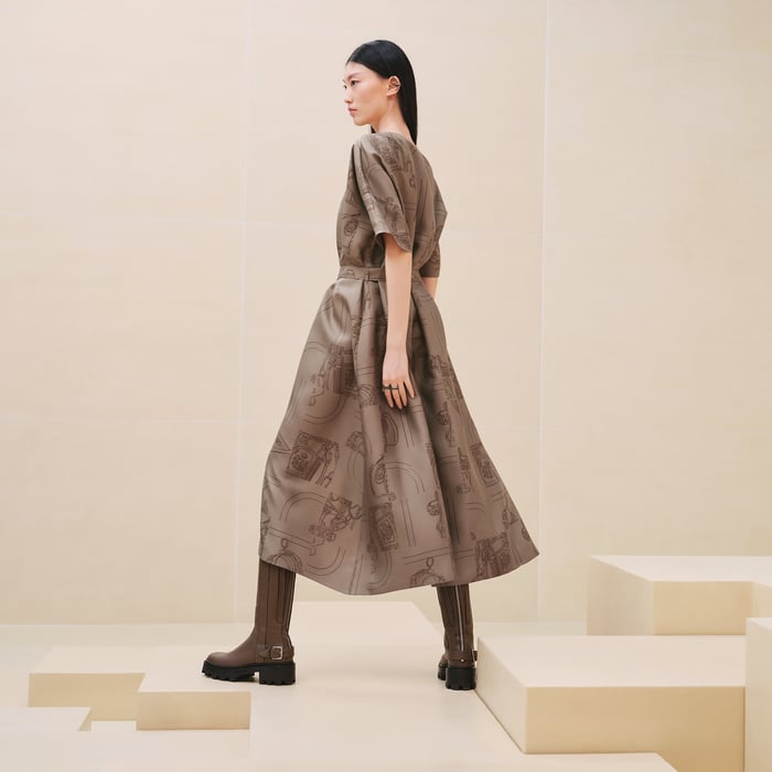"En Desordre Finesse" Belted Caftan