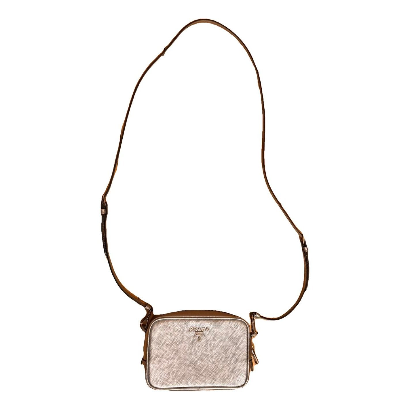 Buckle leather crossbody bag