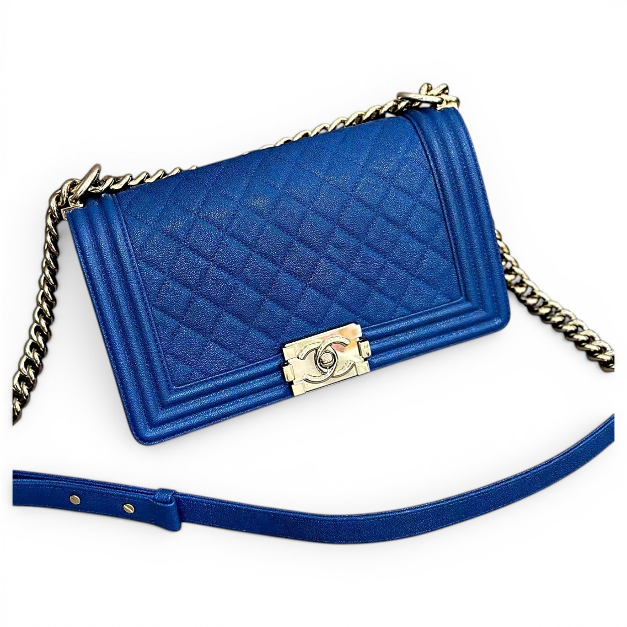 Boy leather crossbody bag