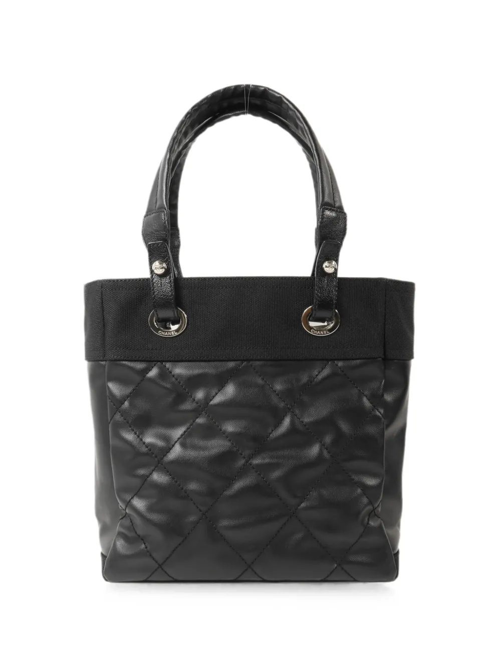 Paris Biarritz logo-charm tote bag