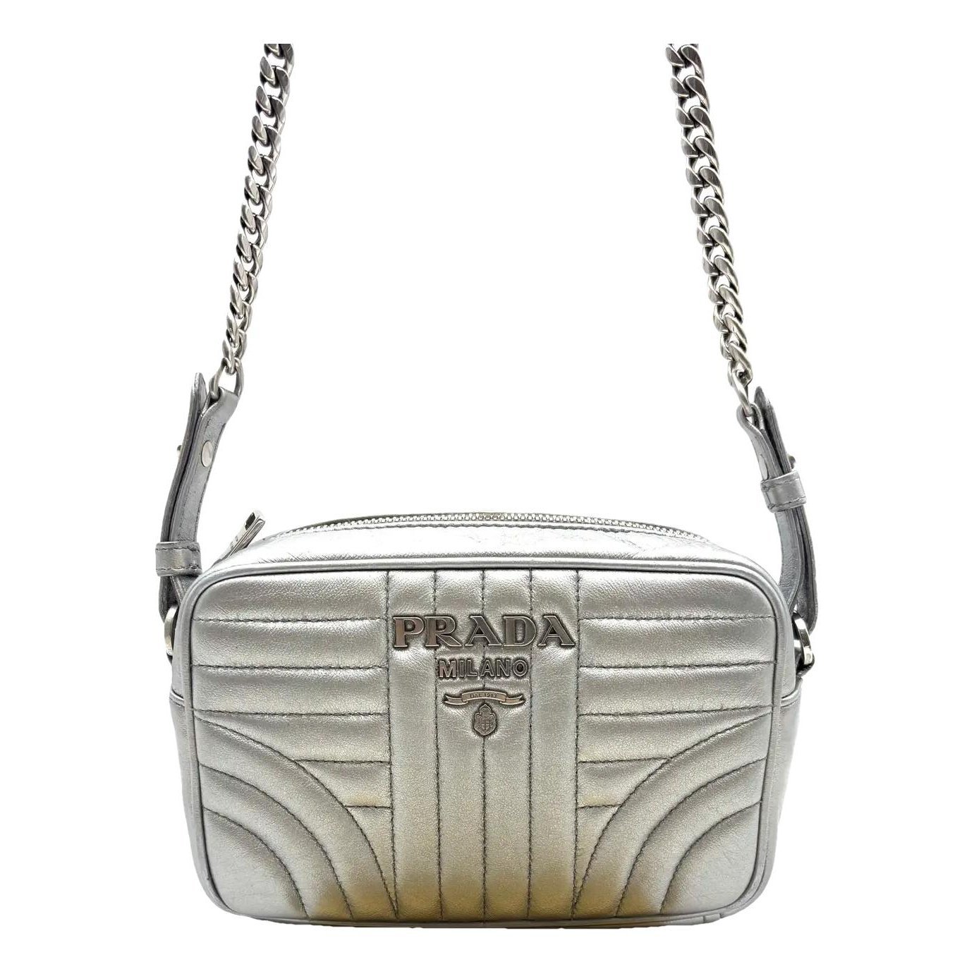 Diagramme leather handbag