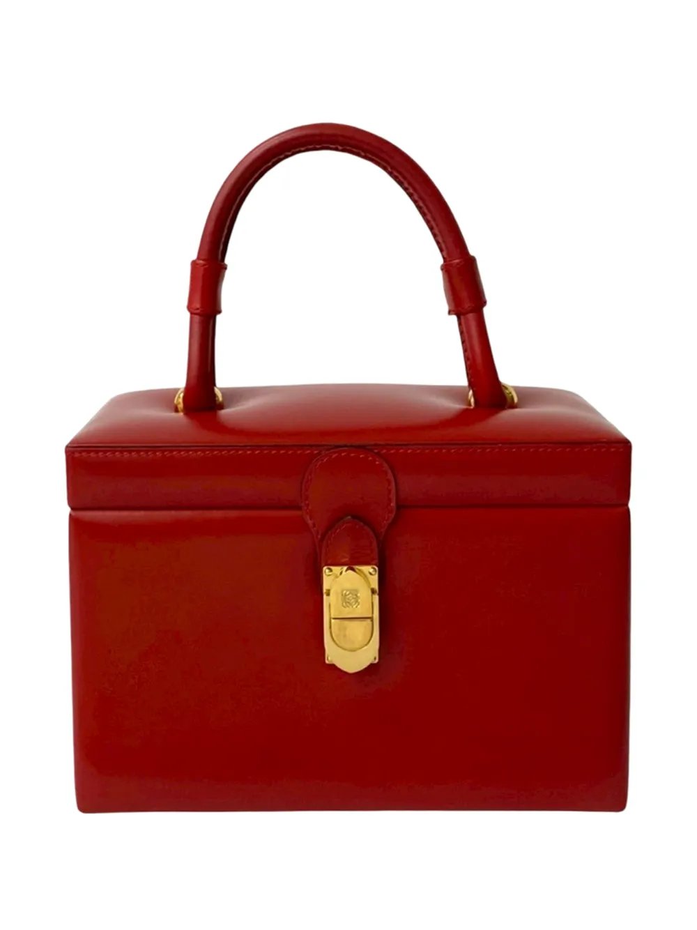 Loewe 2010-2026 Leather Anagram vanity bag