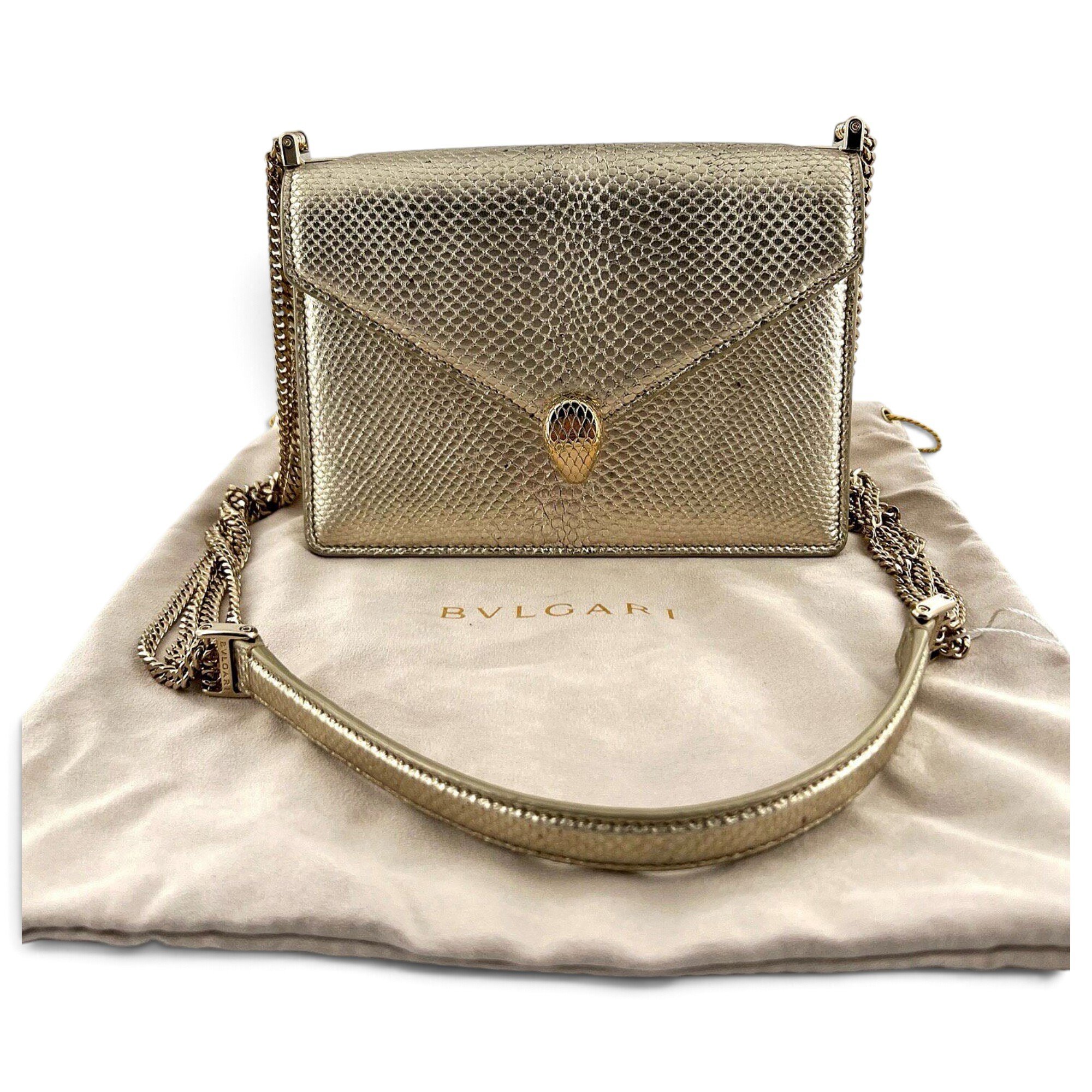Serpenti leather crossbody bag